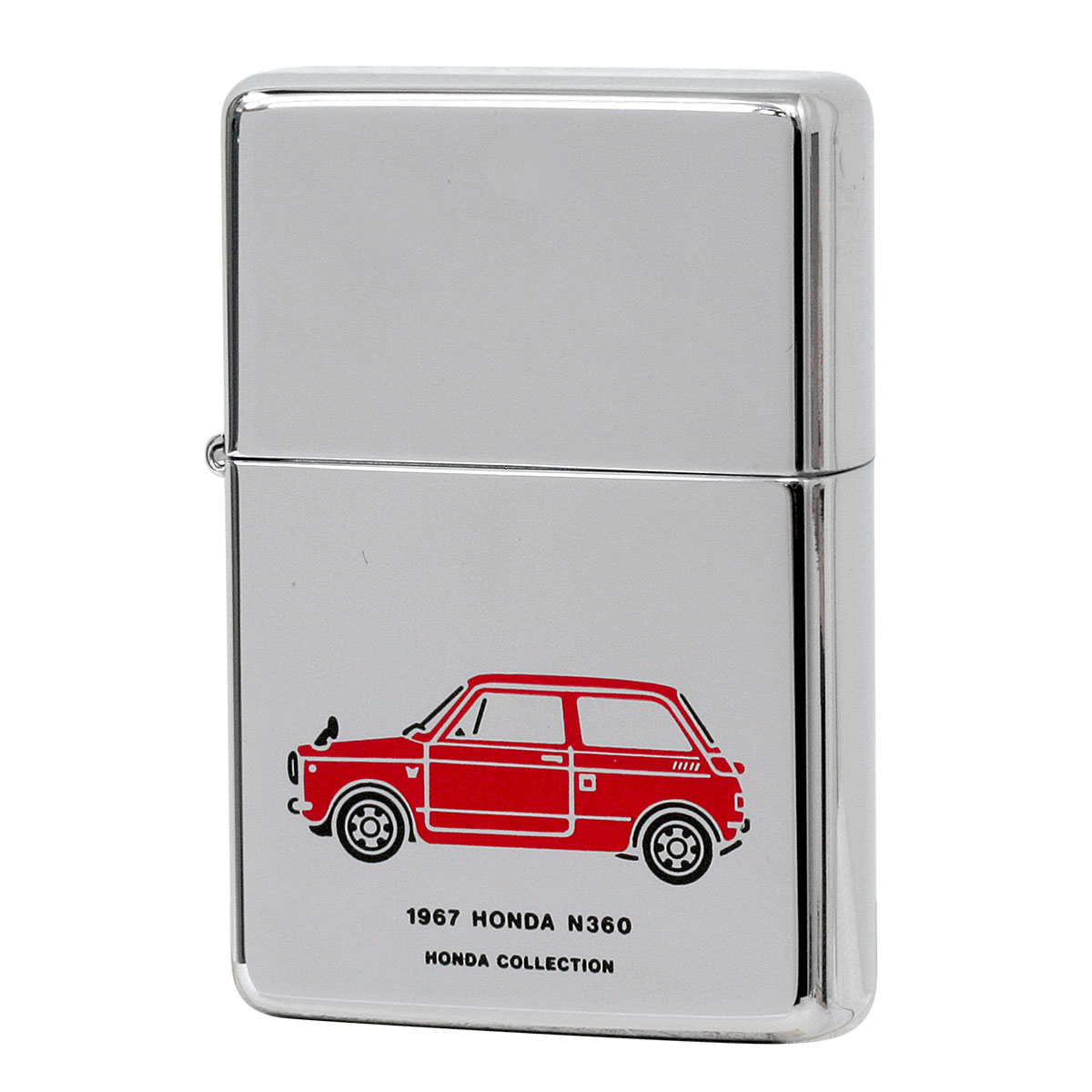 絶版/ヴィンテージ Zippo ジッポー 中古 1996年製造 1937レプリカ フラットトップ HONDA N360  [S]ほぼ新品同様