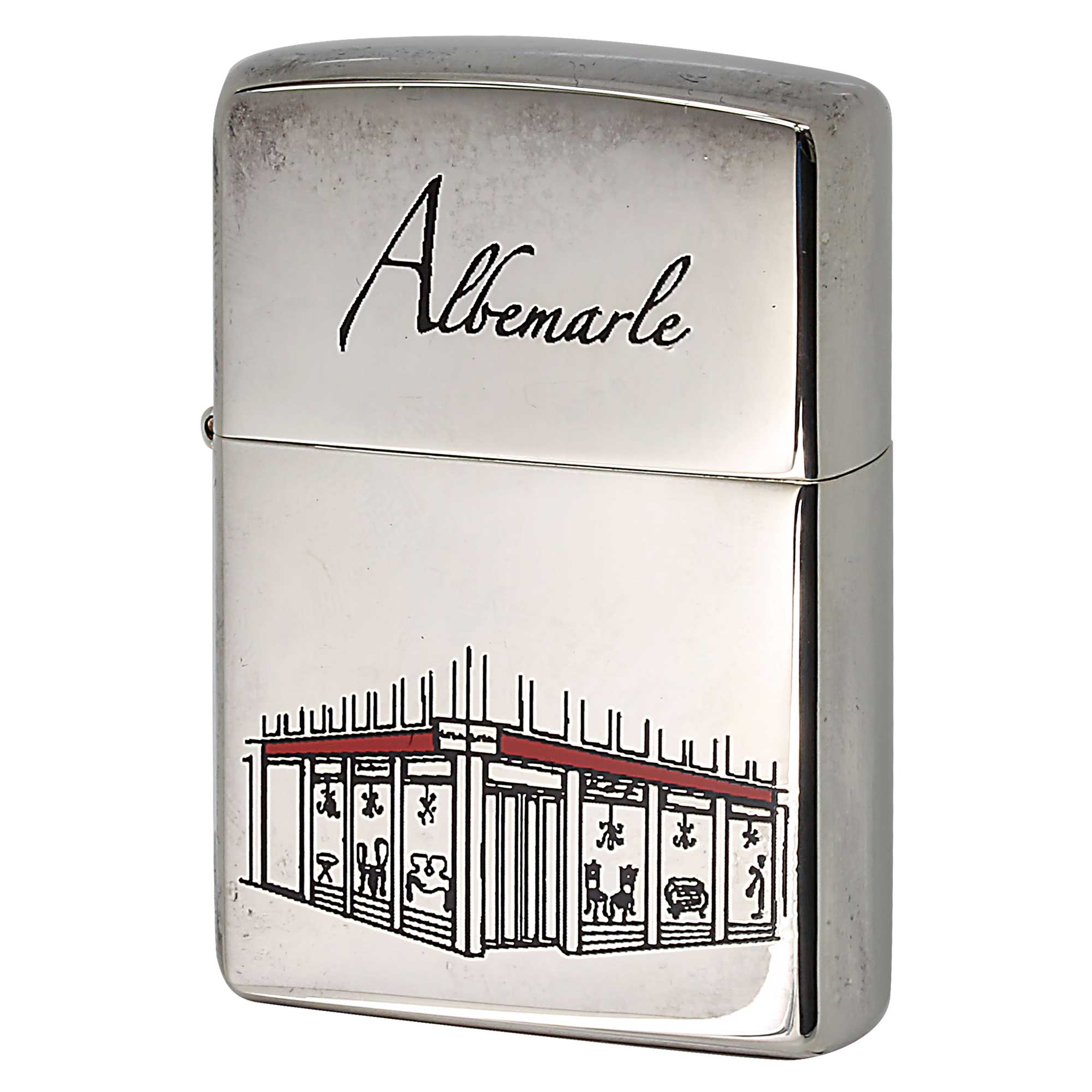 絶版/ヴィンテージ Zippo ジッポー 中古 2005年製造 ZIPPO Paul Smith Albemarle by Paul Smith Shop  [A]使用感少なく状態が良い