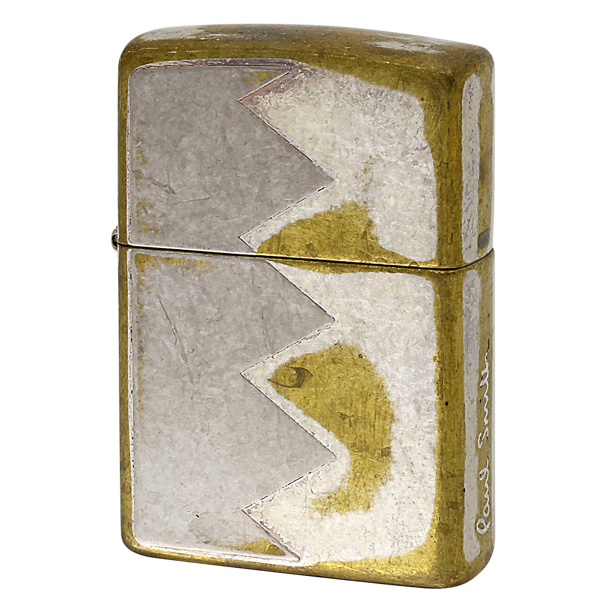 絶版/ヴィンテージ Zippo ジッポー 中古 2007年製造 ZIPPO Paul Smith バレル＆ユーズドフィニッシュ  [S]ほぼ新品同様