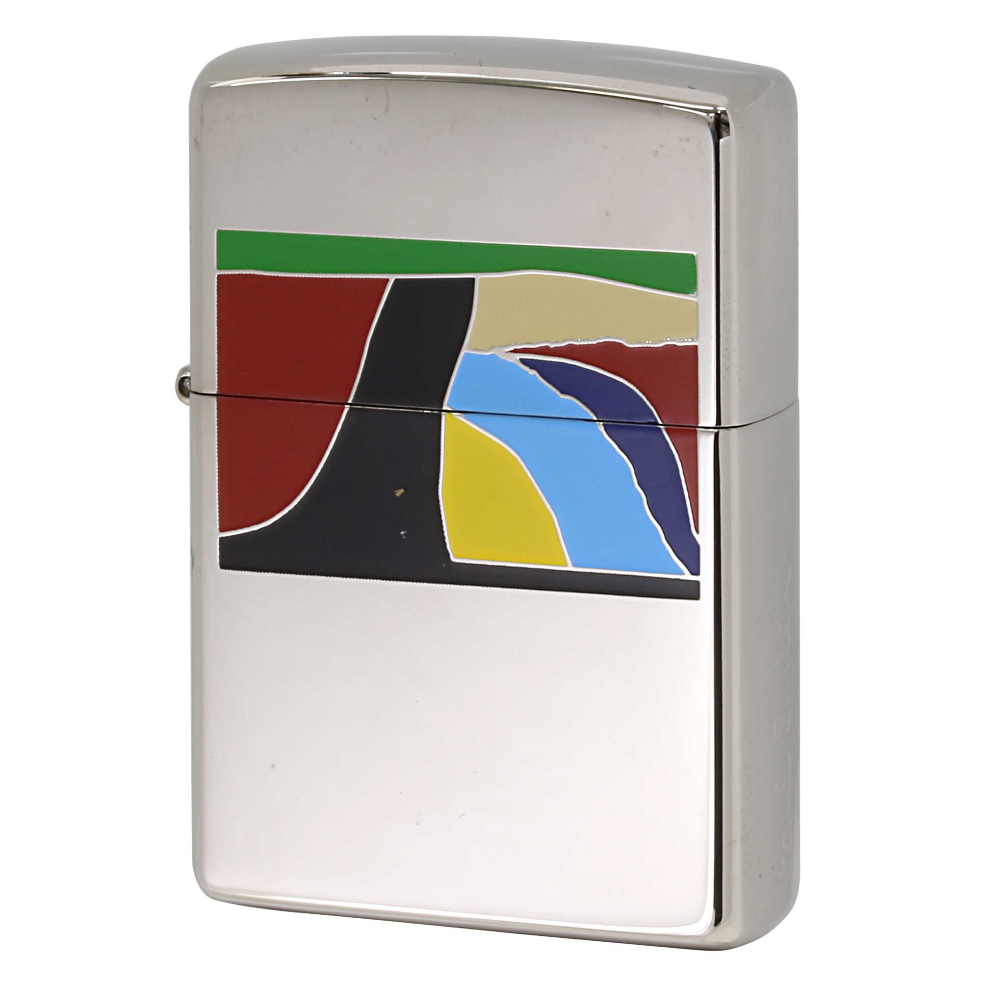 絶版/ヴィンテージ Zippo ジッポー 中古 2007年製造 ZIPPO Paul Smith 抽象画アート  [S]ほぼ新品同様