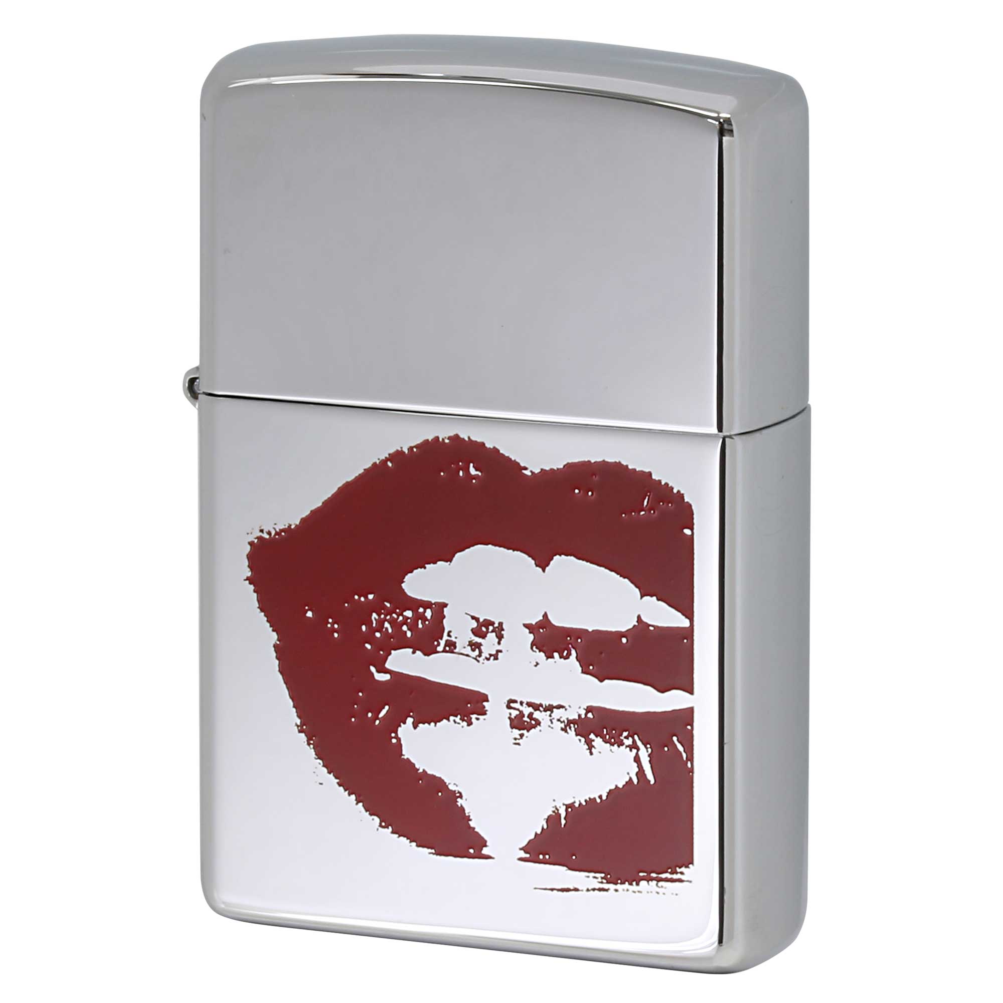 絶版/ヴィンテージ Zippo ジッポー 中古 2002年製造 ZIPPO Paul Smith Kiss Mark キスマーク  [S]ほぼ新品同様