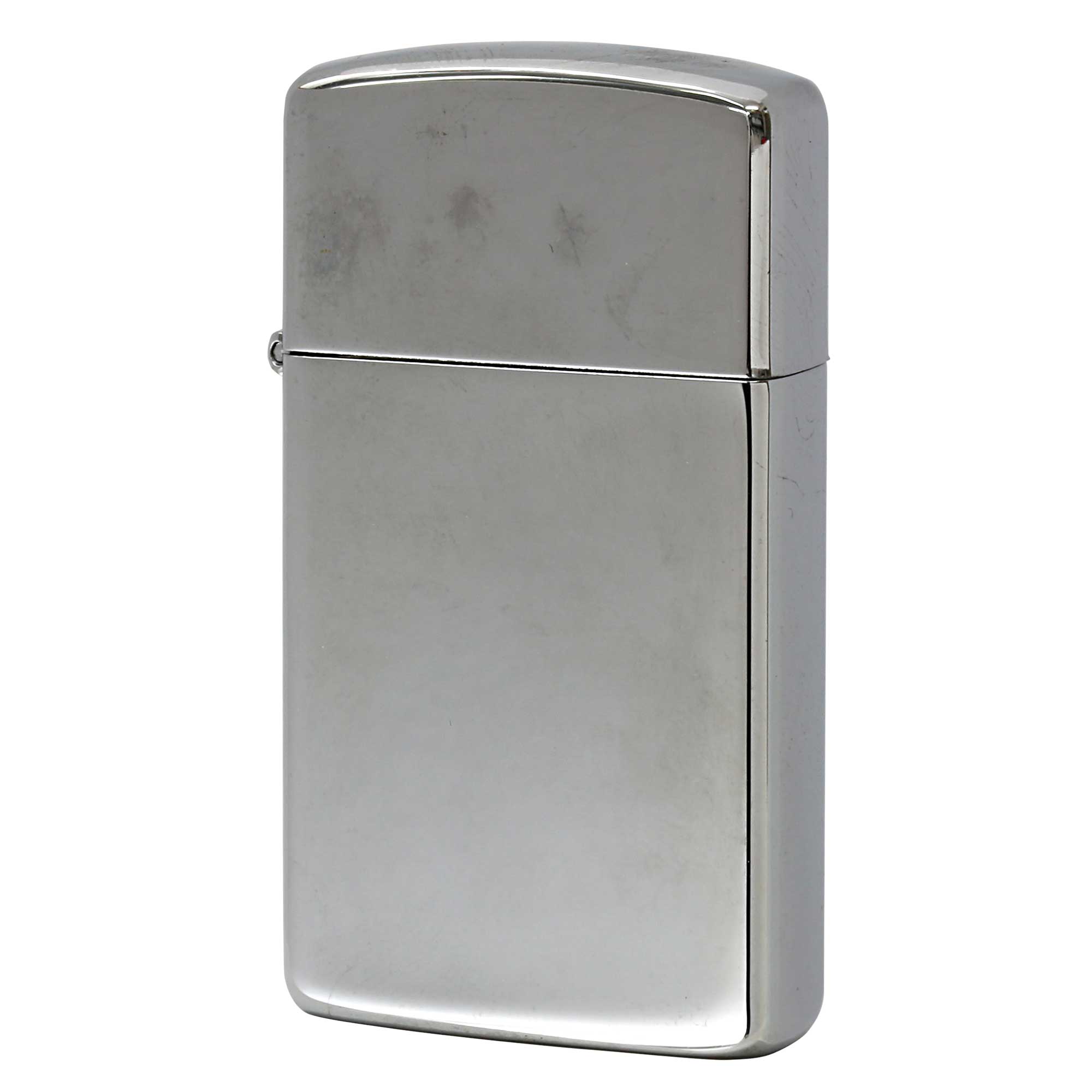 絶版/ヴィンテージ Zippo ジッポー 中古 2000年製造 No.1610 ハイポリッシュクロームスリム  [A]使用感少なく状態が良い