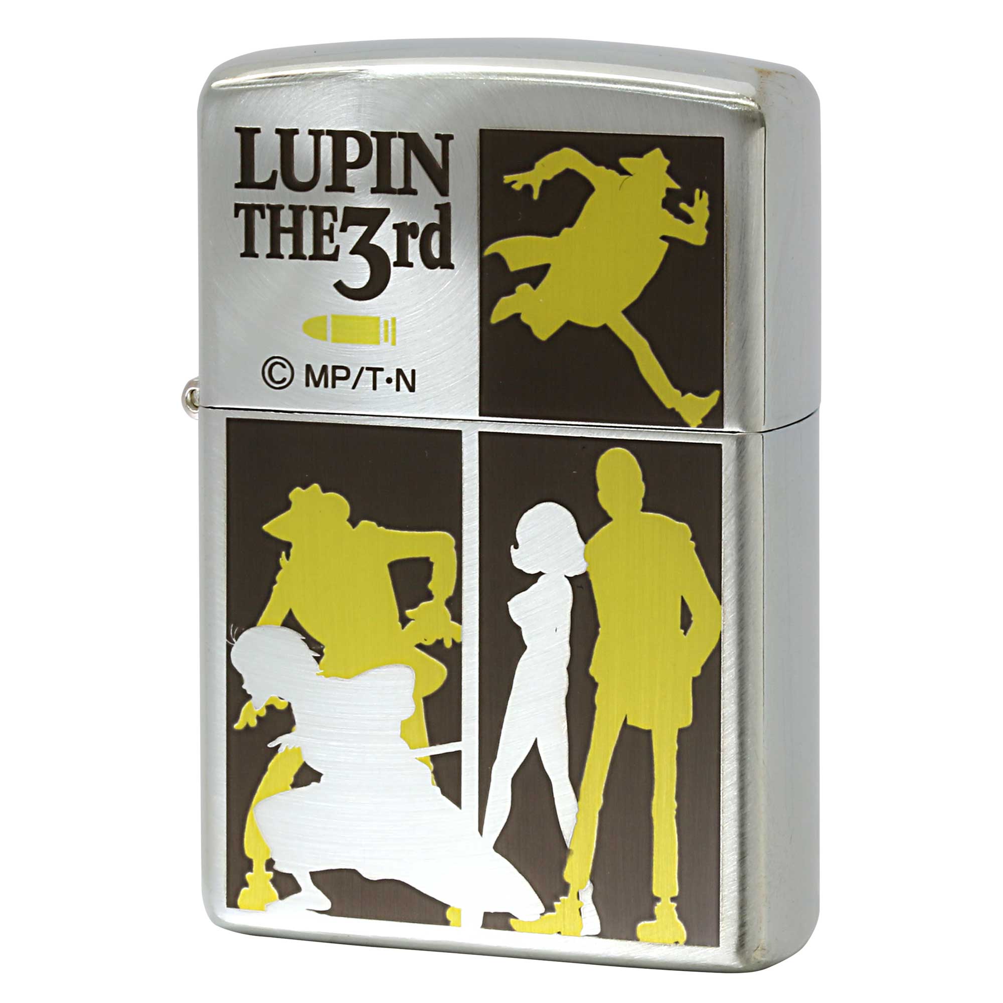 絶版/ヴィンテージ Zippo ジッポー 中古 2006年製造 ルパン三世 LUPIN THE 3rd カラー＆シャドー オールキャスト  [N]未使用・新品
