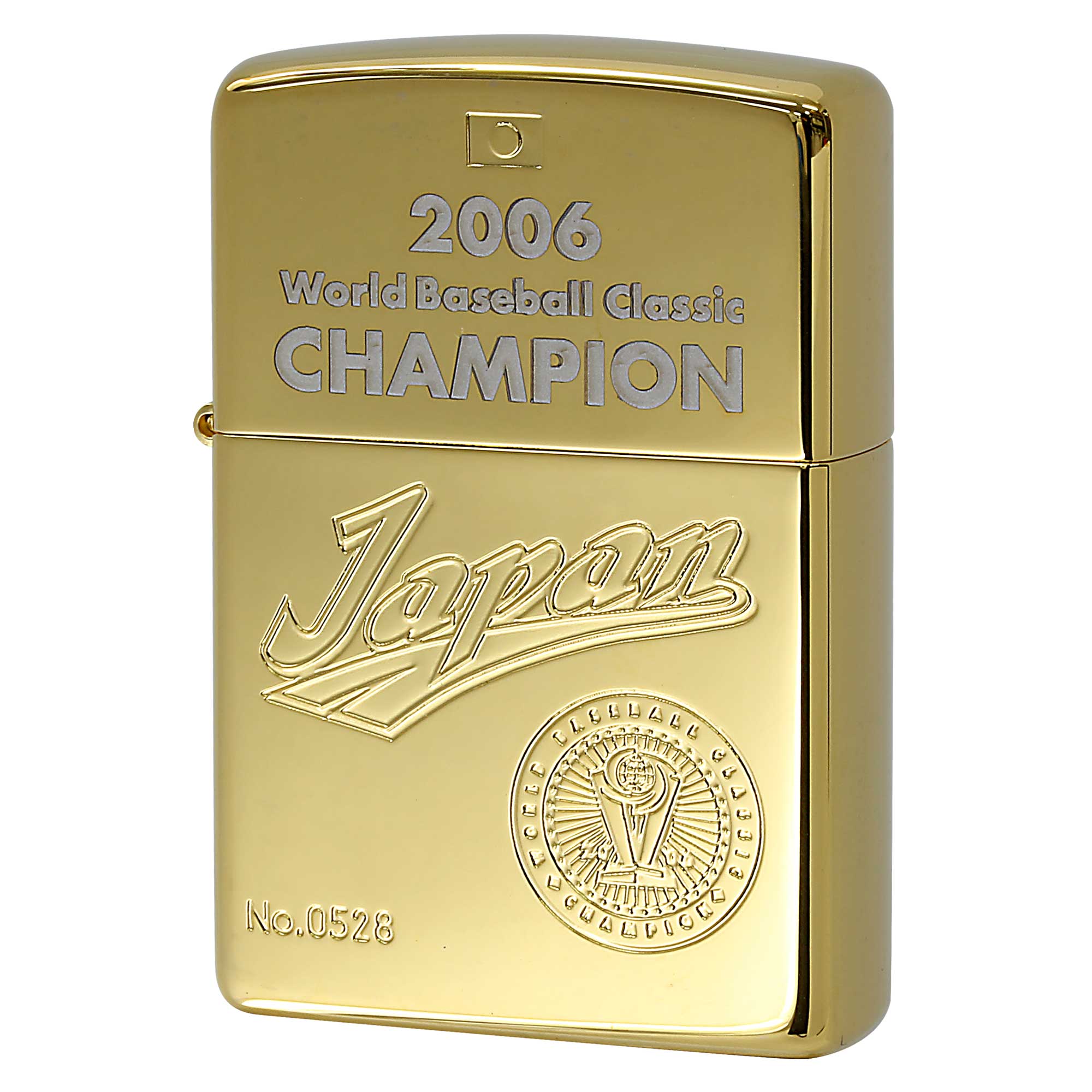 絶版/ヴィンテージ Zippo ジッポー 中古 2006年製造 ワールドベースボールクラッシック 2006 World Baseball Classic Champion シリアルNo.0528  [N]未使用・新品