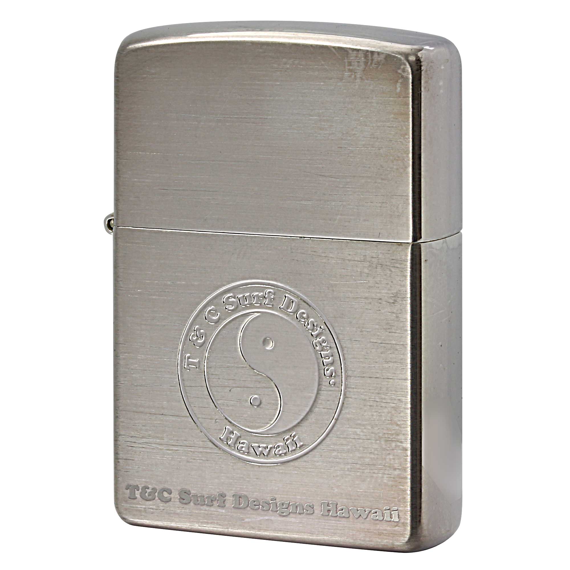 絶版/ヴィンテージ Zippo ジッポー 中古 2004年製造 T&C Surf Designs Hawaii タウカン  [A]使用感少なく状態が良い