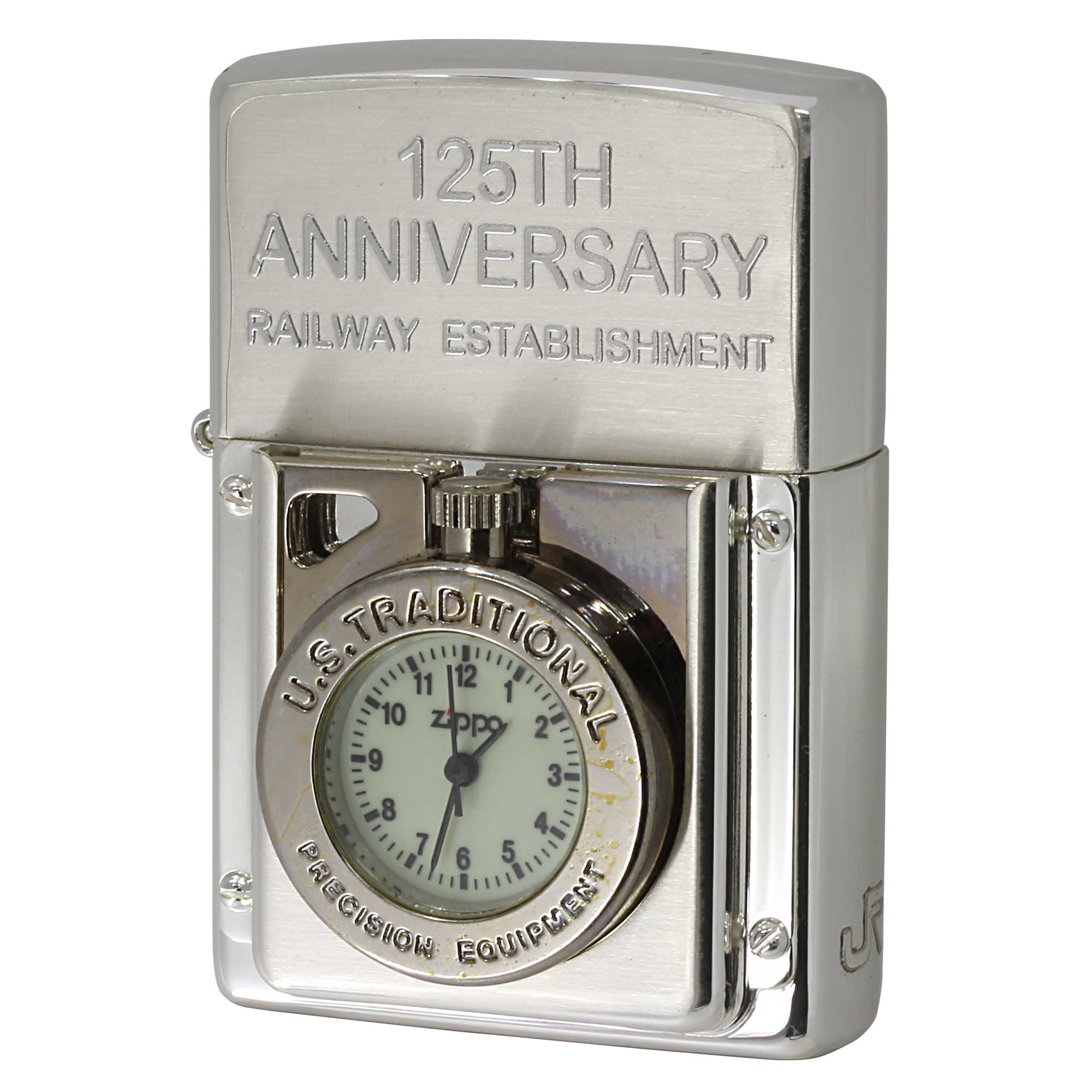絶版/ヴィンテージ Zippo ジッポー 中古 1996年製造 VFC 鉄道開通125周年記念 新橋-横浜 シリアルNo.11  [N]未使用・新品