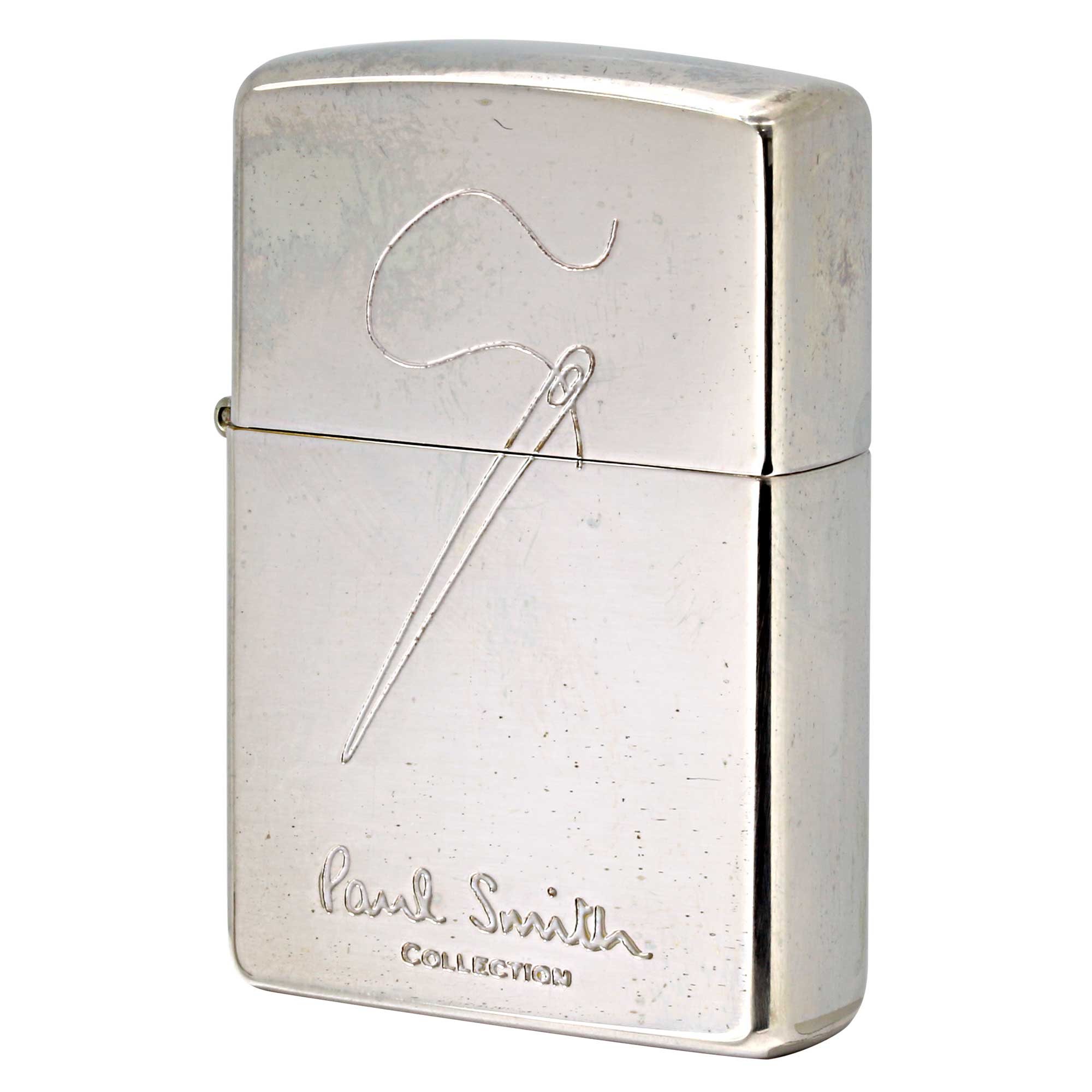 絶版/ヴィンテージ Zippo ジッポー 中古 1997年製造 ZIPPO Paul Smith Collection 針と糸  [B]使用感ありやや傷汚れあり