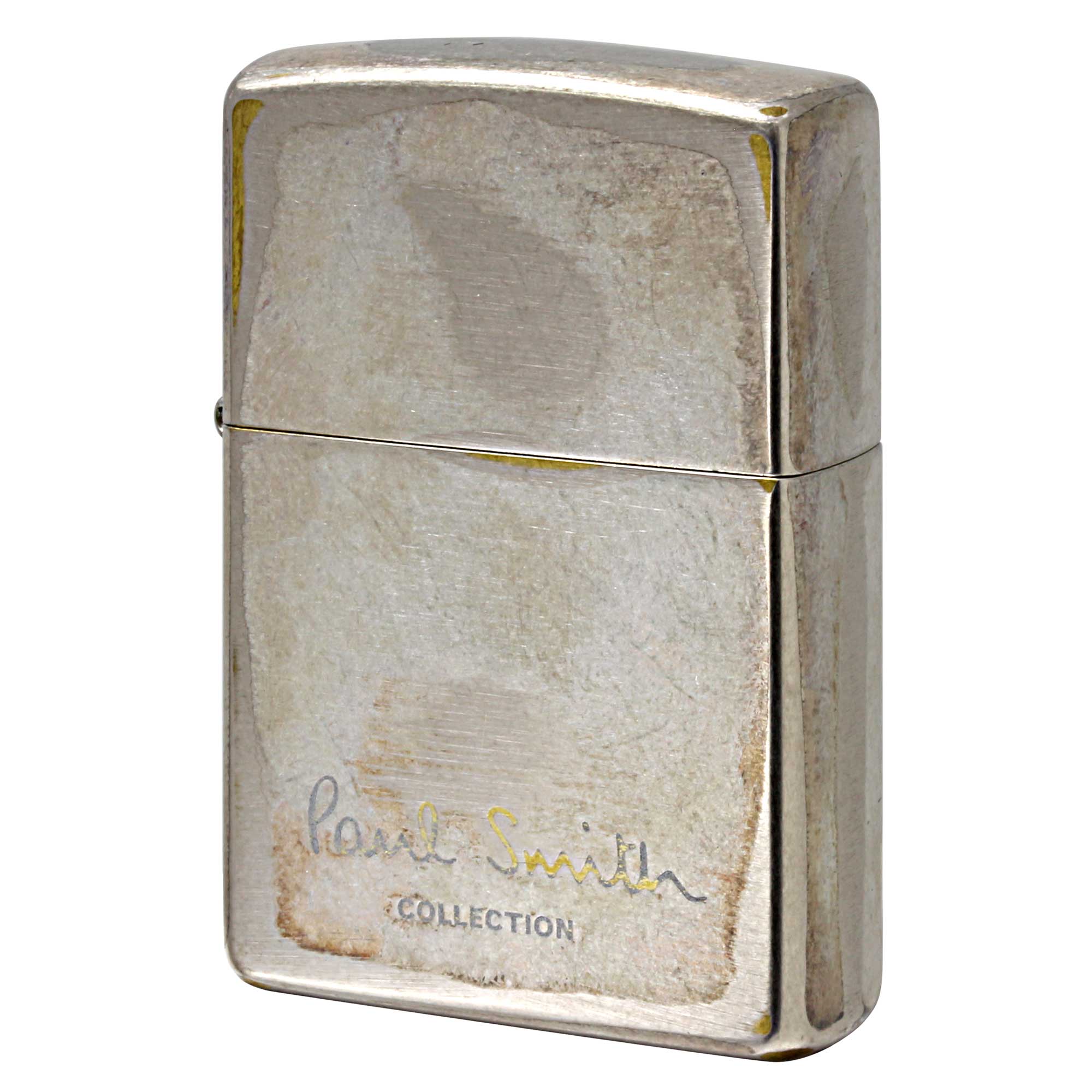 絶版/ヴィンテージ Zippo ジッポー 中古 2007年製造 ZIPPO PaulSmith Collection ロゴ バレル ユーズドフィニッシュ  [S]ほぼ新品同様