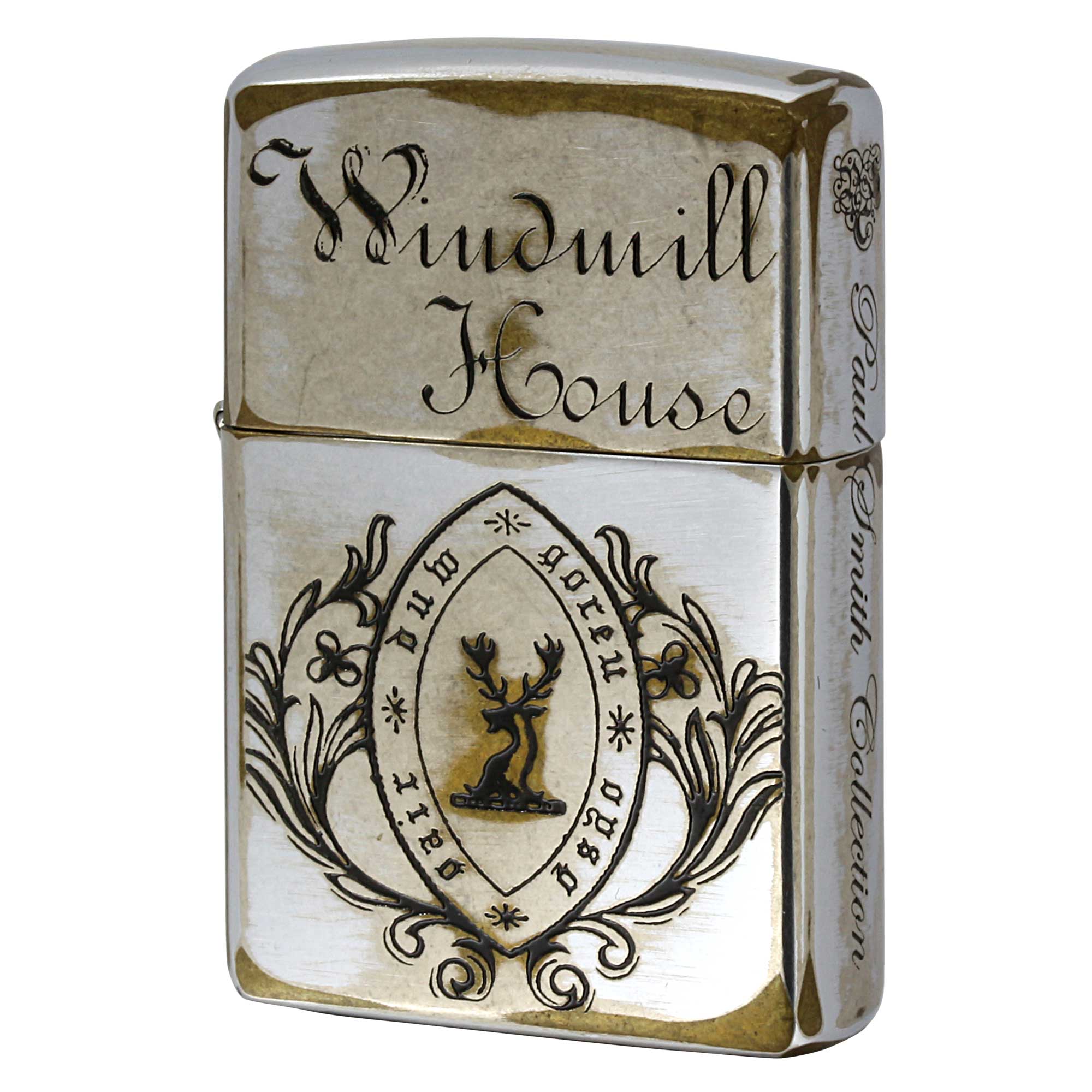 絶版/ヴィンテージ Zippo ジッポー 中古 2006年製造 ZIPPO PaulSmith Collection ユーズドフィニッシュ Windmill house  [S]ほぼ新品同様