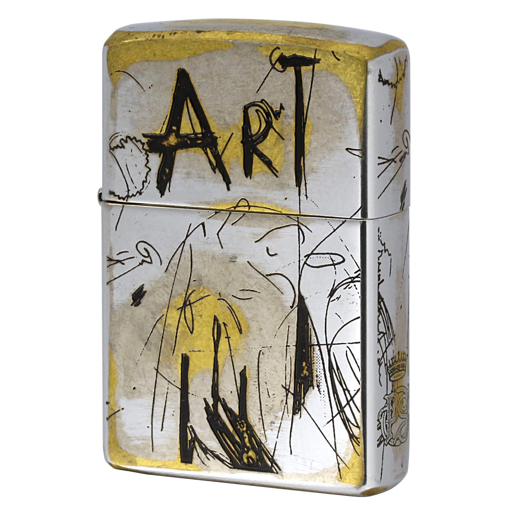 絶版/ヴィンテージ Zippo ジッポー 中古 2006年製造 ZIPPO Paul Smith ART ユーズドフィニッシュ  [N]未使用・新品