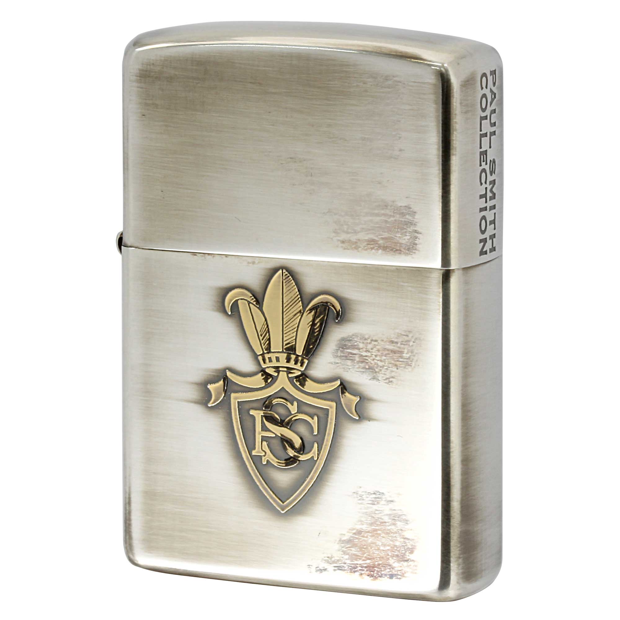 絶版/ヴィンテージ Zippo ジッポー 中古 2008年製造 ZIPPO Paul Smith FSC 逆エッチング  [N]未使用・新品