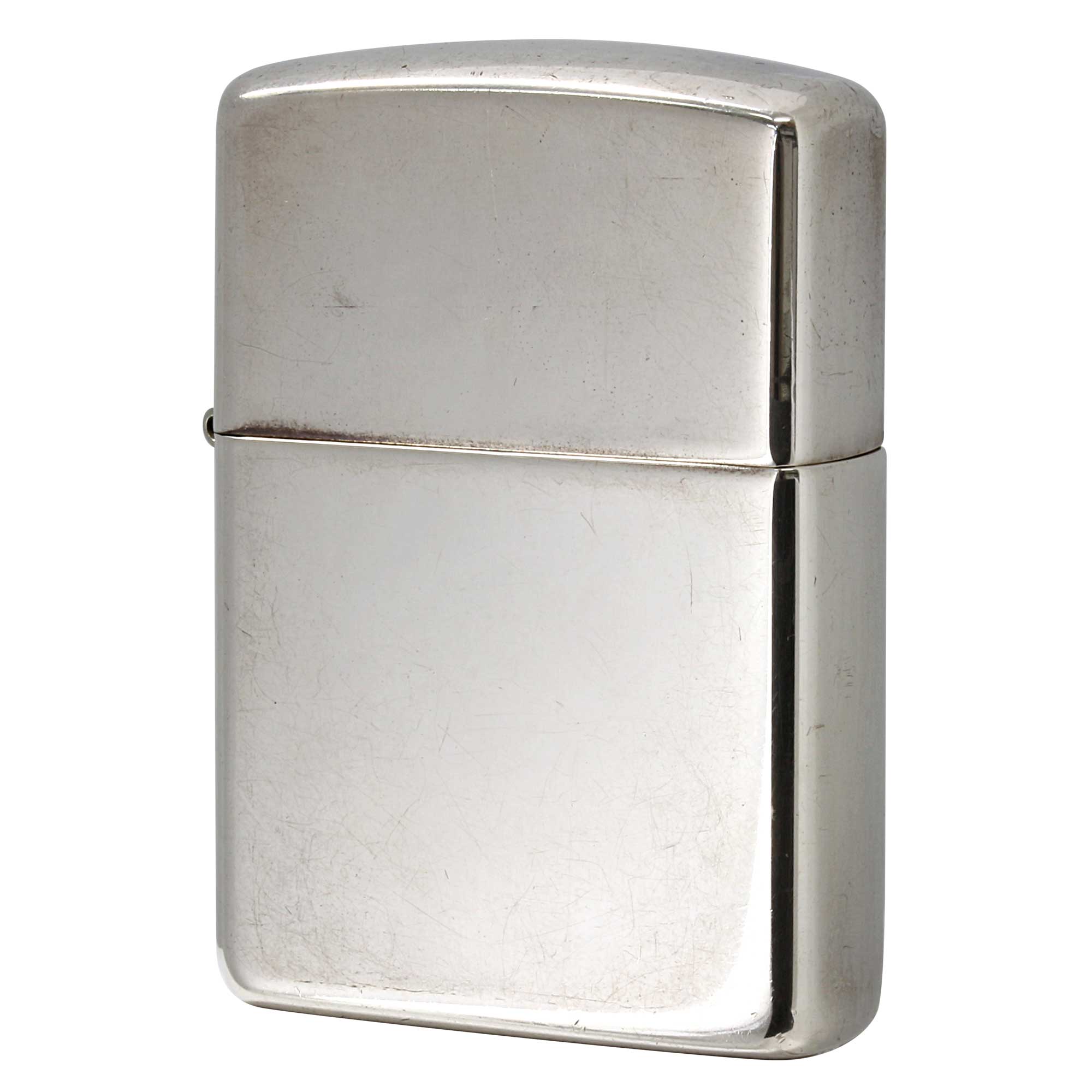 絶版/ヴィンテージ Zippo ジッポー 中古 2015年製造 アーマー 純銀 スターリングシルバー No26  [B]使用感ありやや傷汚れあり