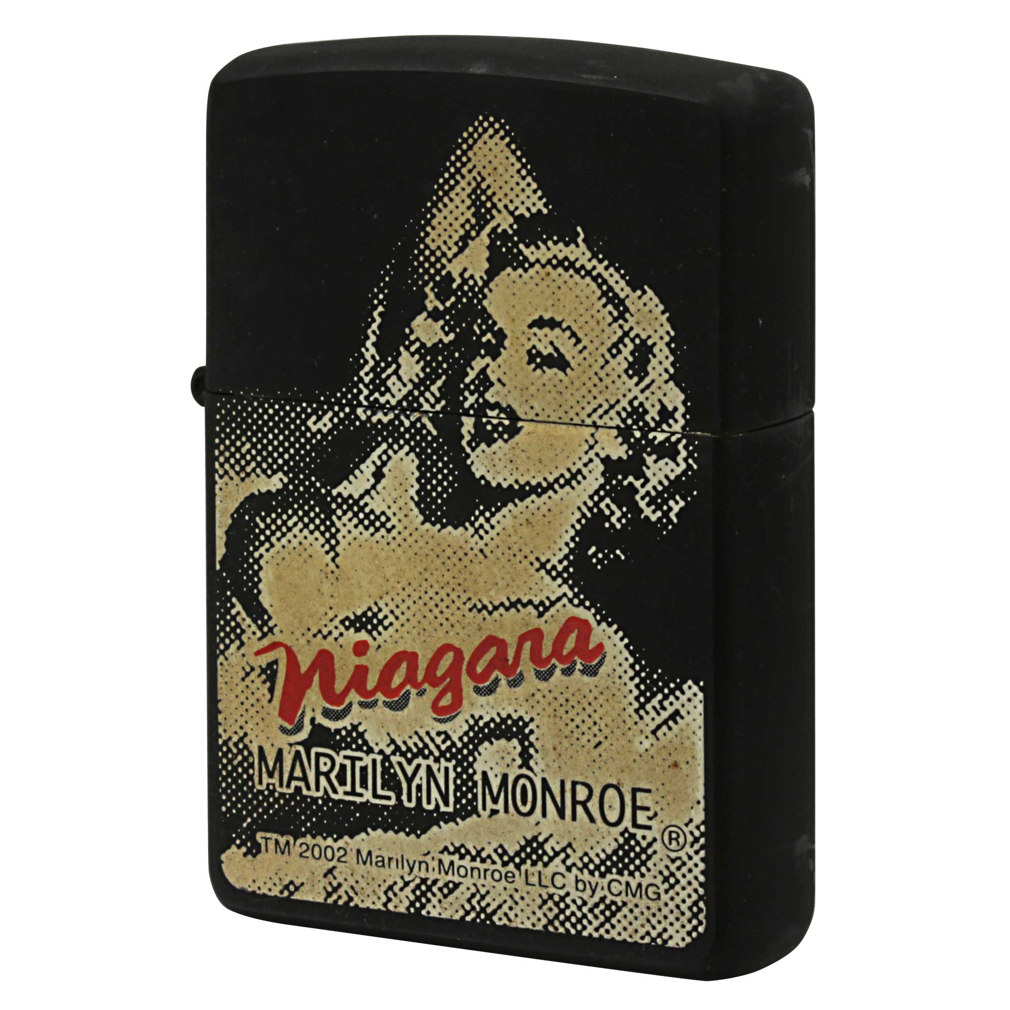 絶版/ヴィンテージ Zippo ジッポー 中古 2002年製造 マリリン・モンロー ナイアガラ  [B]使用感ありやや傷汚れあり
