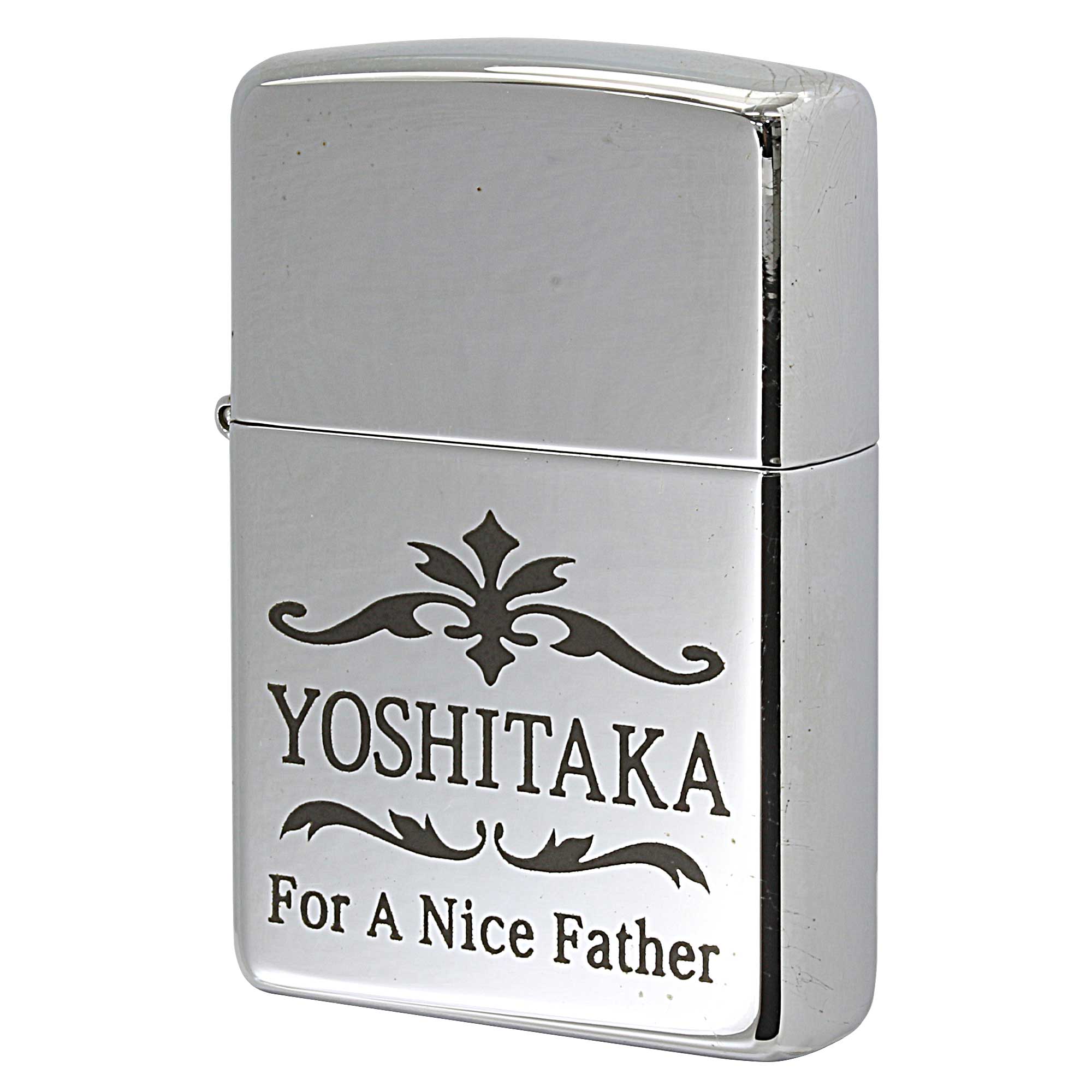 絶版/ヴィンテージ Zippo ジッポー 中古 2002年製造 NO.250 ハイポリッシュクローム レーザー加工あり  [B]使用感ありやや傷汚れあり