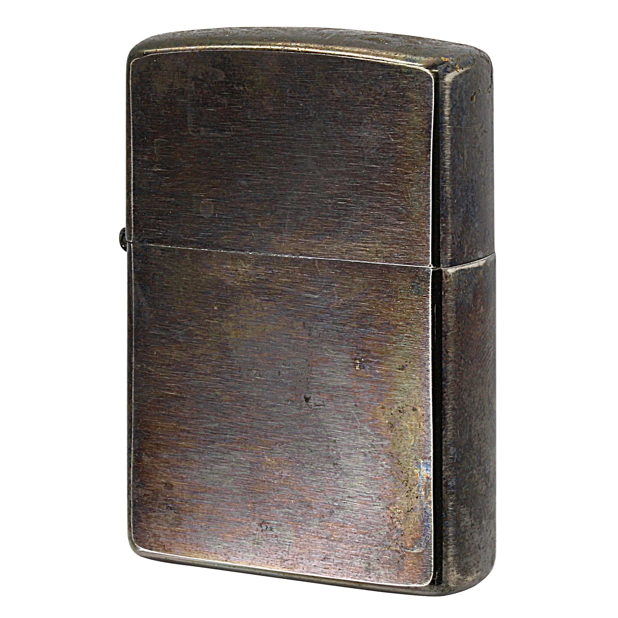 絶版/ヴィンテージ Zippo ジッポー 中古 1999年製造 ブラック ブラッシュド加工 刻印あり  [C]使用感あり傷汚れあり