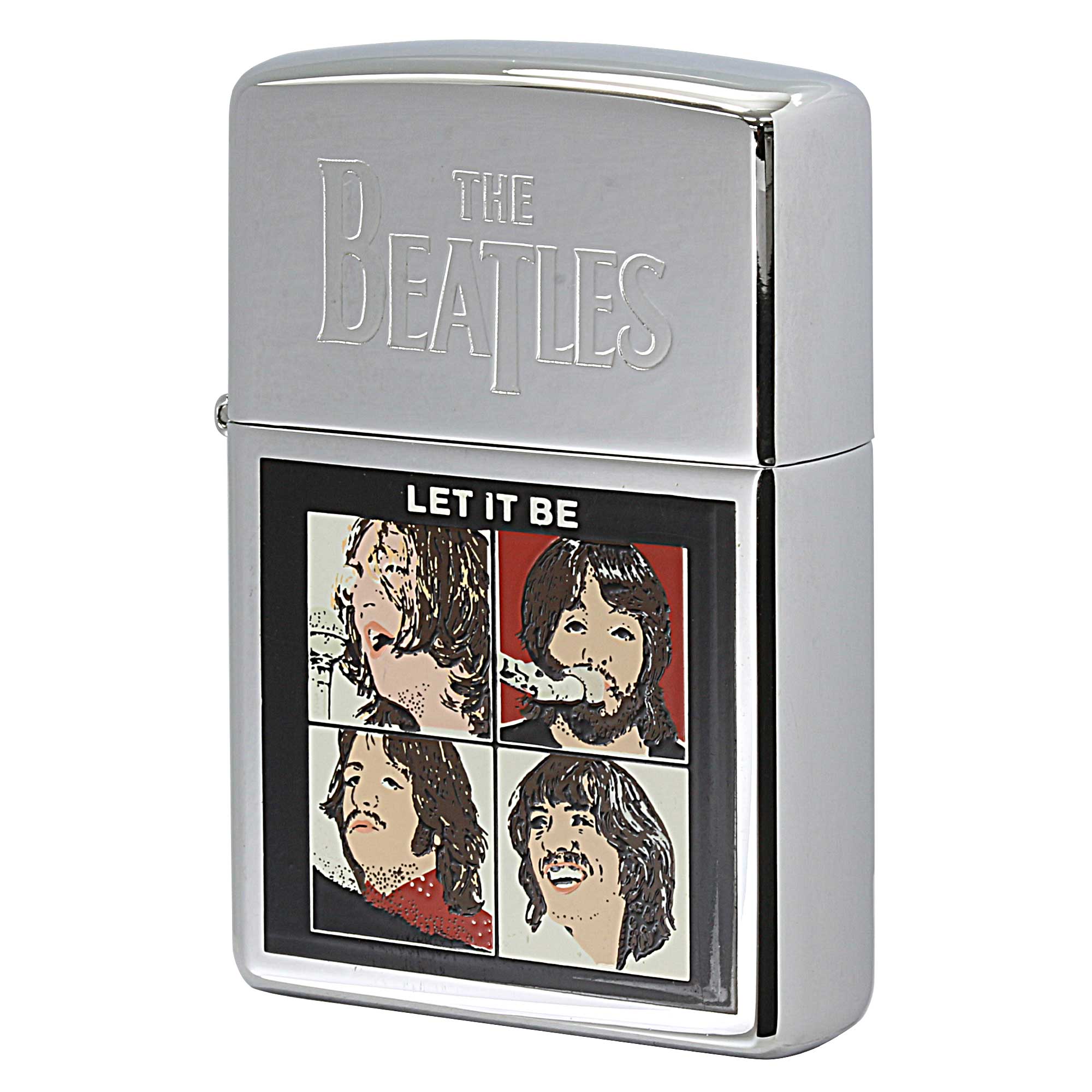 絶版/ヴィンテージ Zippo ジッポー 中古 1997年製造 ザ・ビートルズ LET IT BE  [A]使用感少なく状態が良い