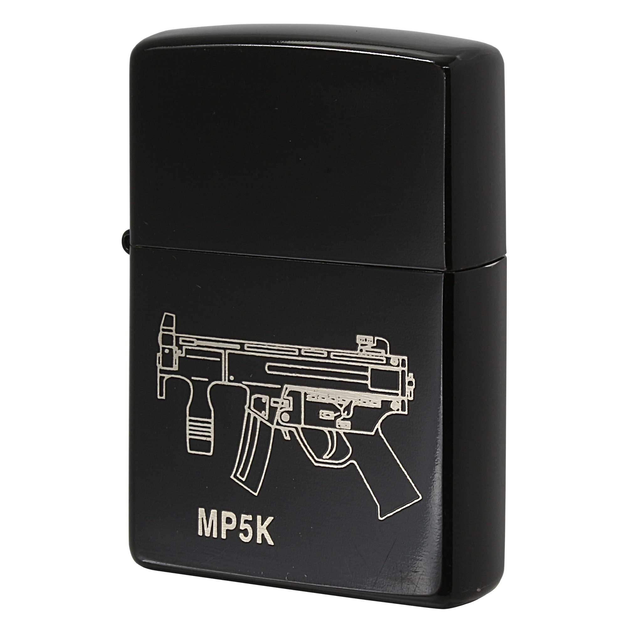 絶版/ヴィンテージ Zippo ジッポー 中古 1999年製造 短機関銃 MP5K  [B]使用感ありやや傷汚れあり