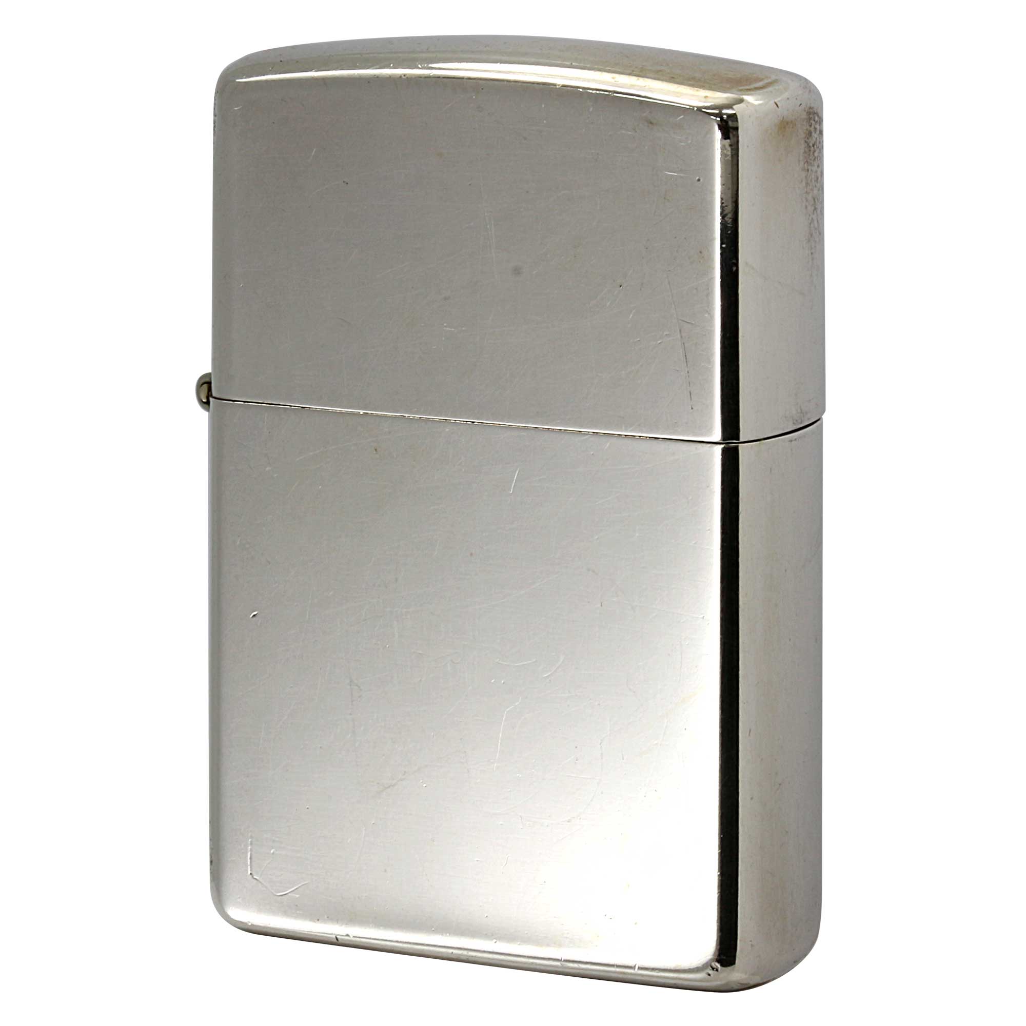 絶版/ヴィンテージ Zippo ジッポー 中古 1992年製造 スターリングシルバー No.15 純銀  [B]使用感ありやや傷汚れあり