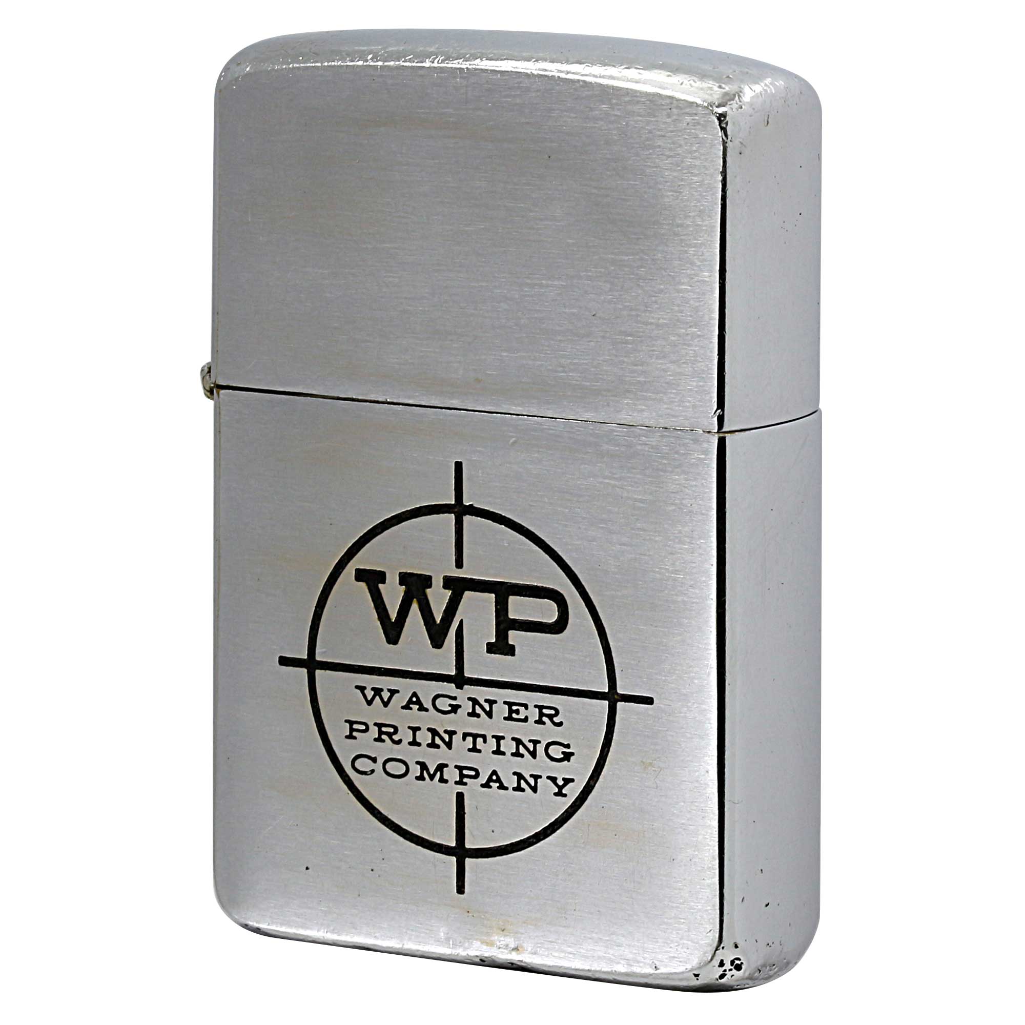 絶版/ヴィンテージ Zippo ジッポー 中古 1960年製造 WAGNER PRINTING COMPANY  [B]使用感ありやや傷汚れあり