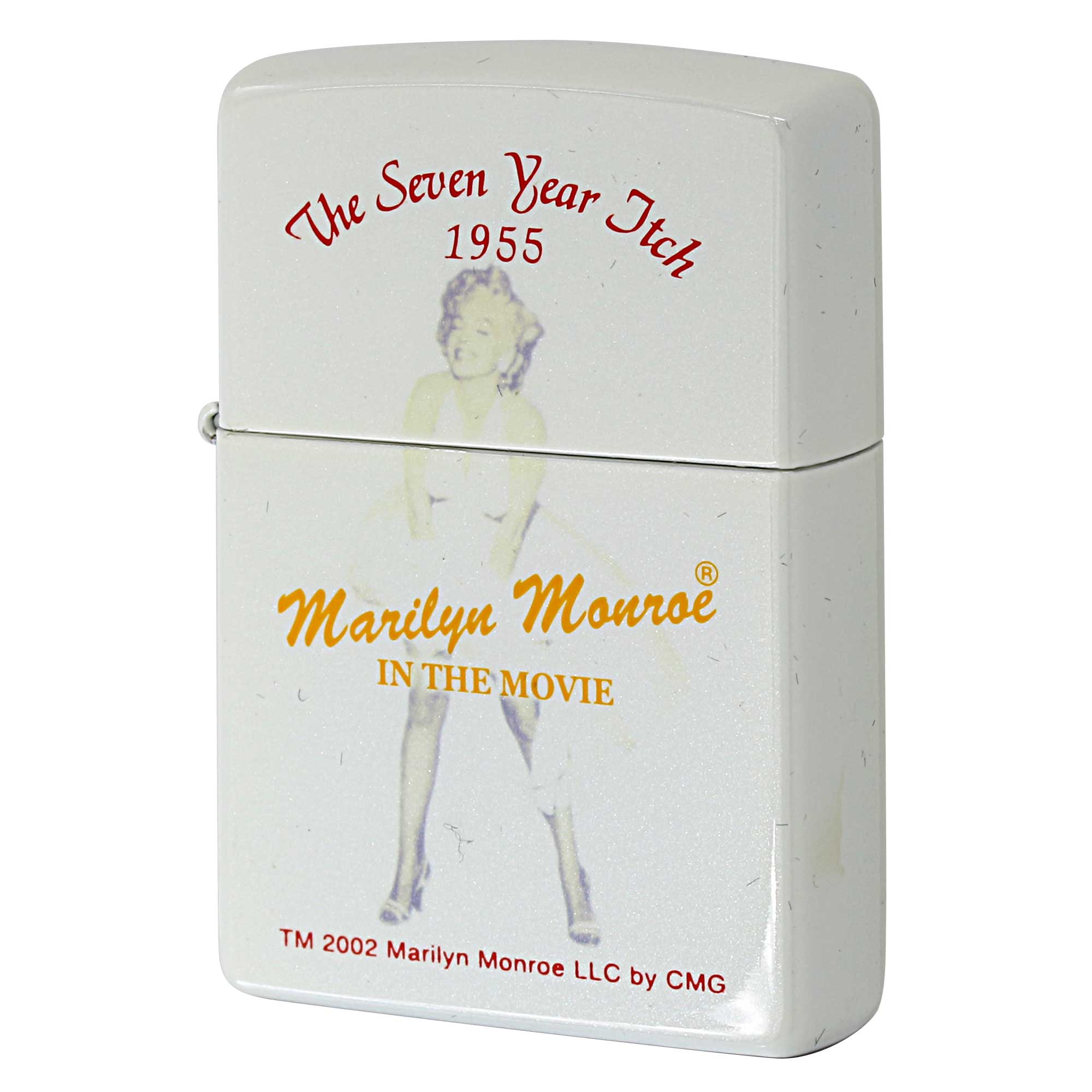 絶版/ヴィンテージ Zippo ジッポー 中古 2002年製造 マリリン・モンロー IN THE MOVIE  [A]使用感少なく状態が良い