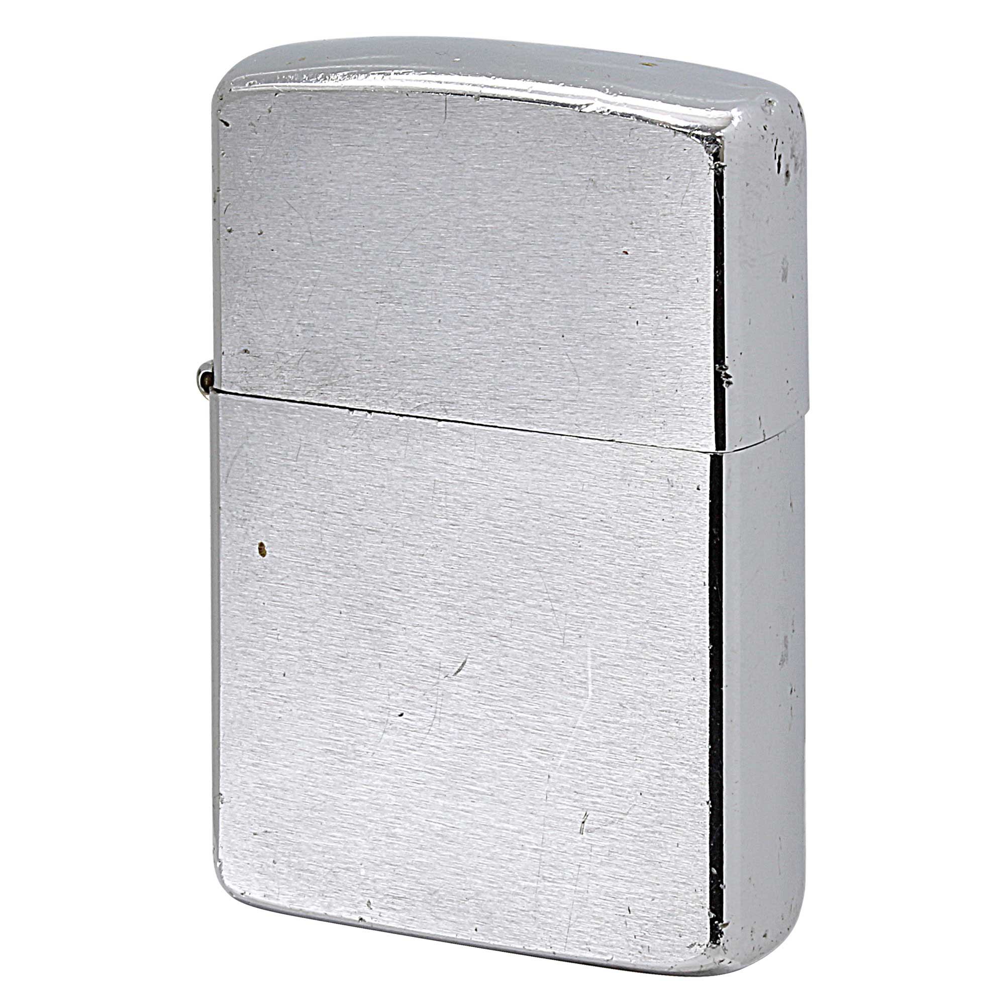 絶版/ヴィンテージ Zippo ジッポー 中古 1988年製造 No.200 ブラッシュドクローム  [C]使用感あり傷汚れあり