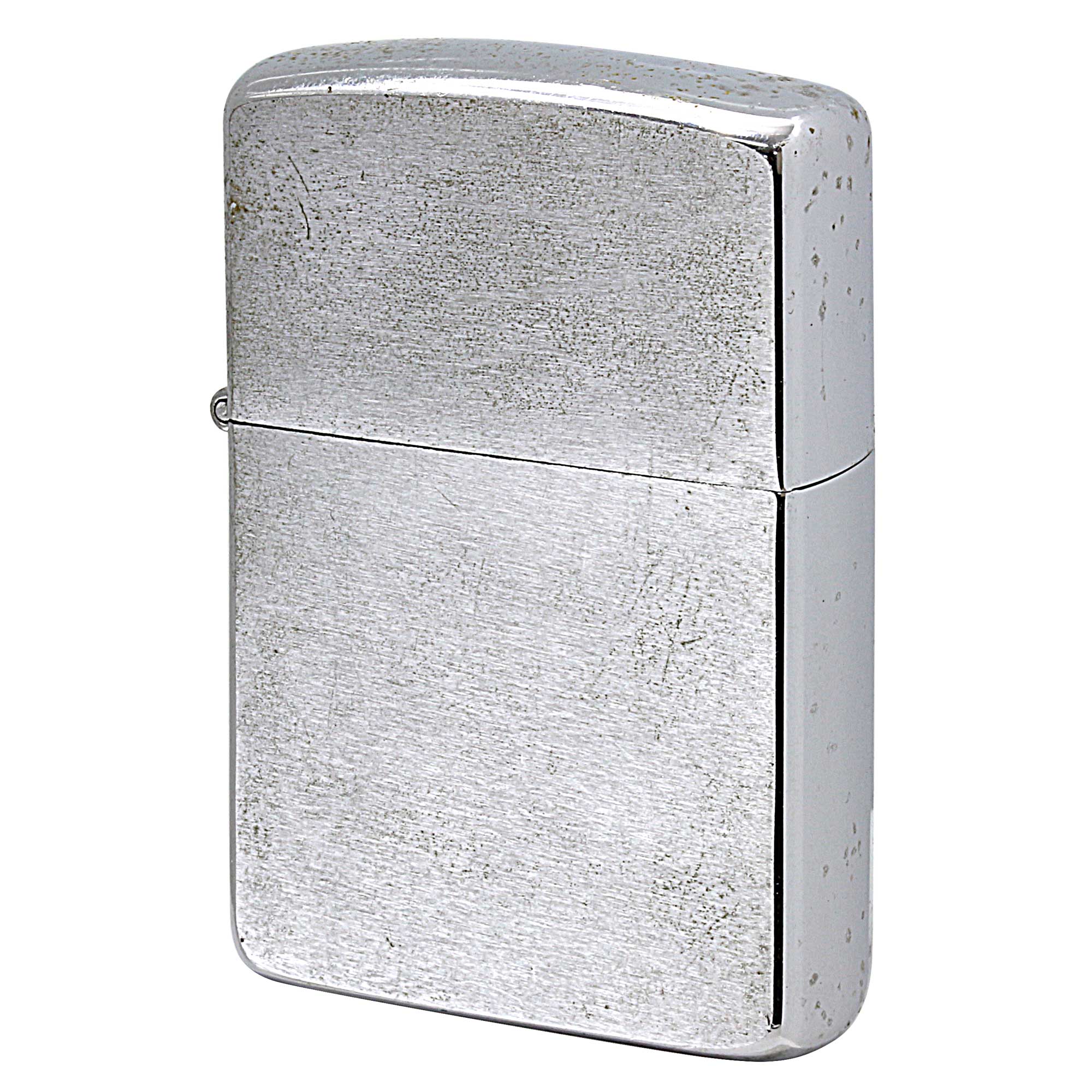 絶版/ヴィンテージ Zippo ジッポー 中古 1987年製造 No.200 ブラッシュドクローム  [C]使用感あり傷汚れあり