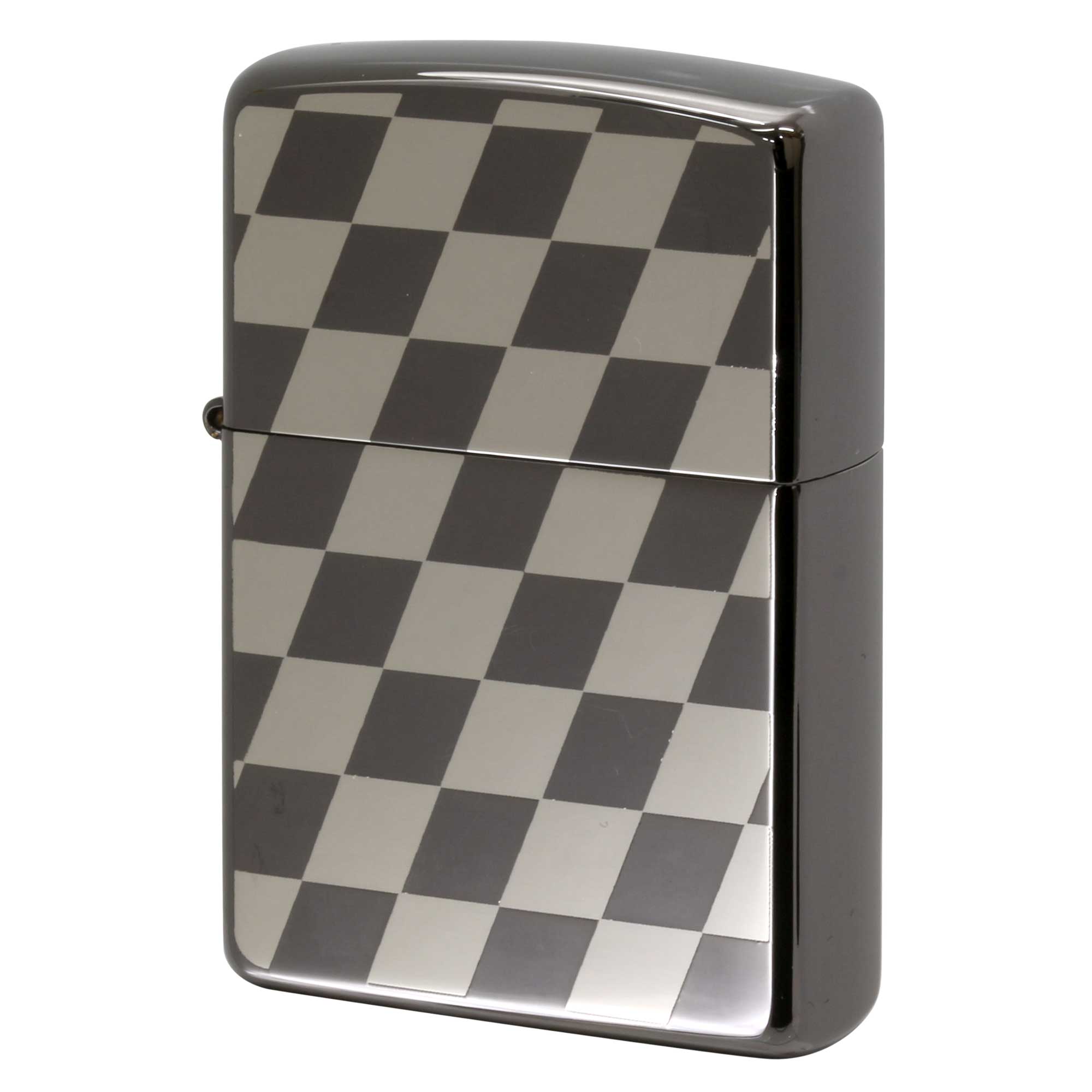 絶版/ヴィンテージ Zippo ジッポー 中古 2014年製造 CHECK 市松模様 2CHE-BN2  [A]使用感少なく状態が良い