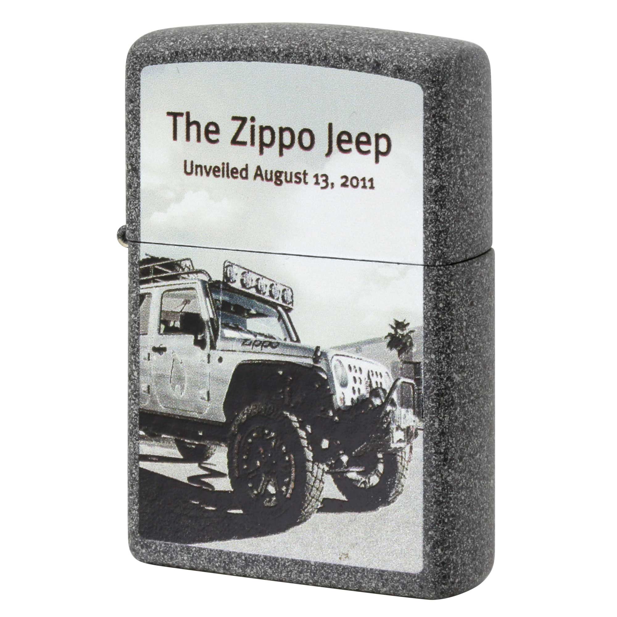 絶版/ヴィンテージ Zippo ジッポー 中古 2015年製造 The Zippo Jeep ジープ 自動車 アイロンストーン  [N]未使用・新品