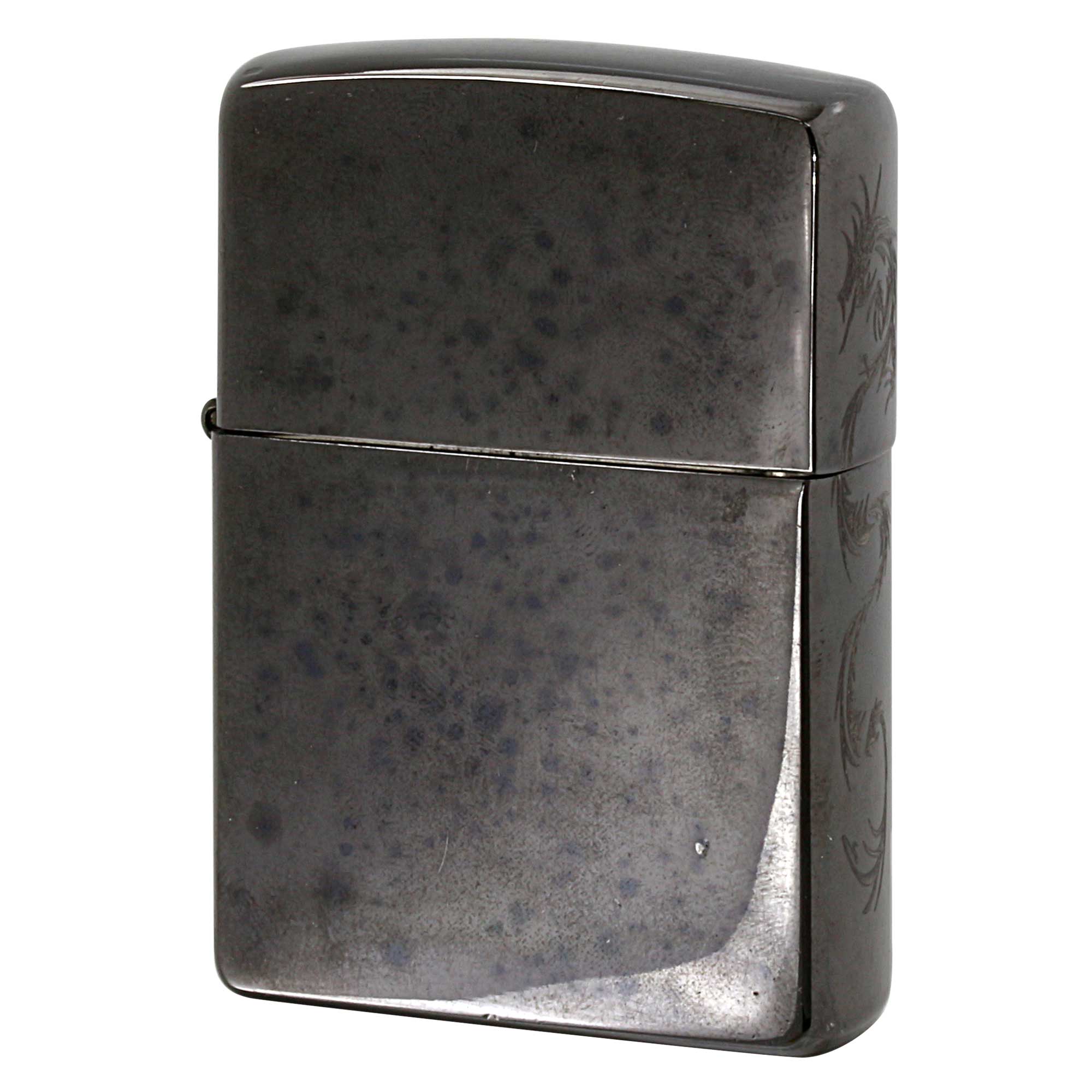 絶版/ヴィンテージ Zippo ジッポー 中古 2005年製造 サイド 龍 Limited Edition 35/77  [C]使用感あり傷汚れあり