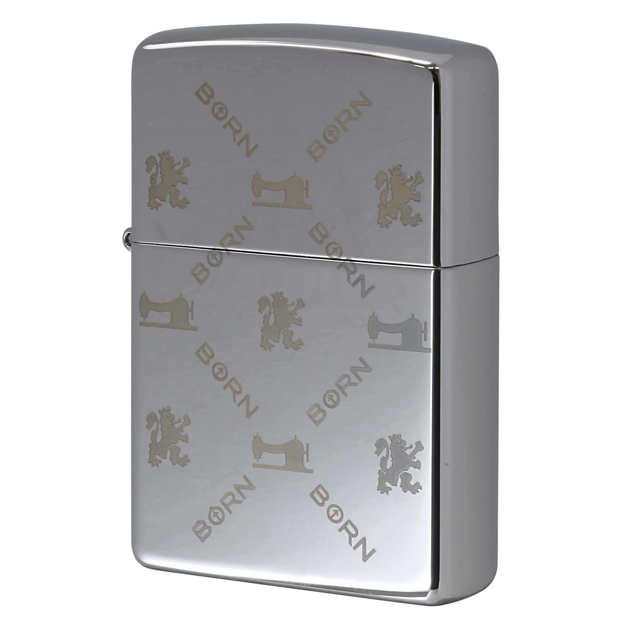 絶版/ヴィンテージ Zippo ジッポー 中古 2003年製造 ZIPPO R.Newbold アールニューボールド #250 BORN LOGO  [S]ほぼ新品同様
