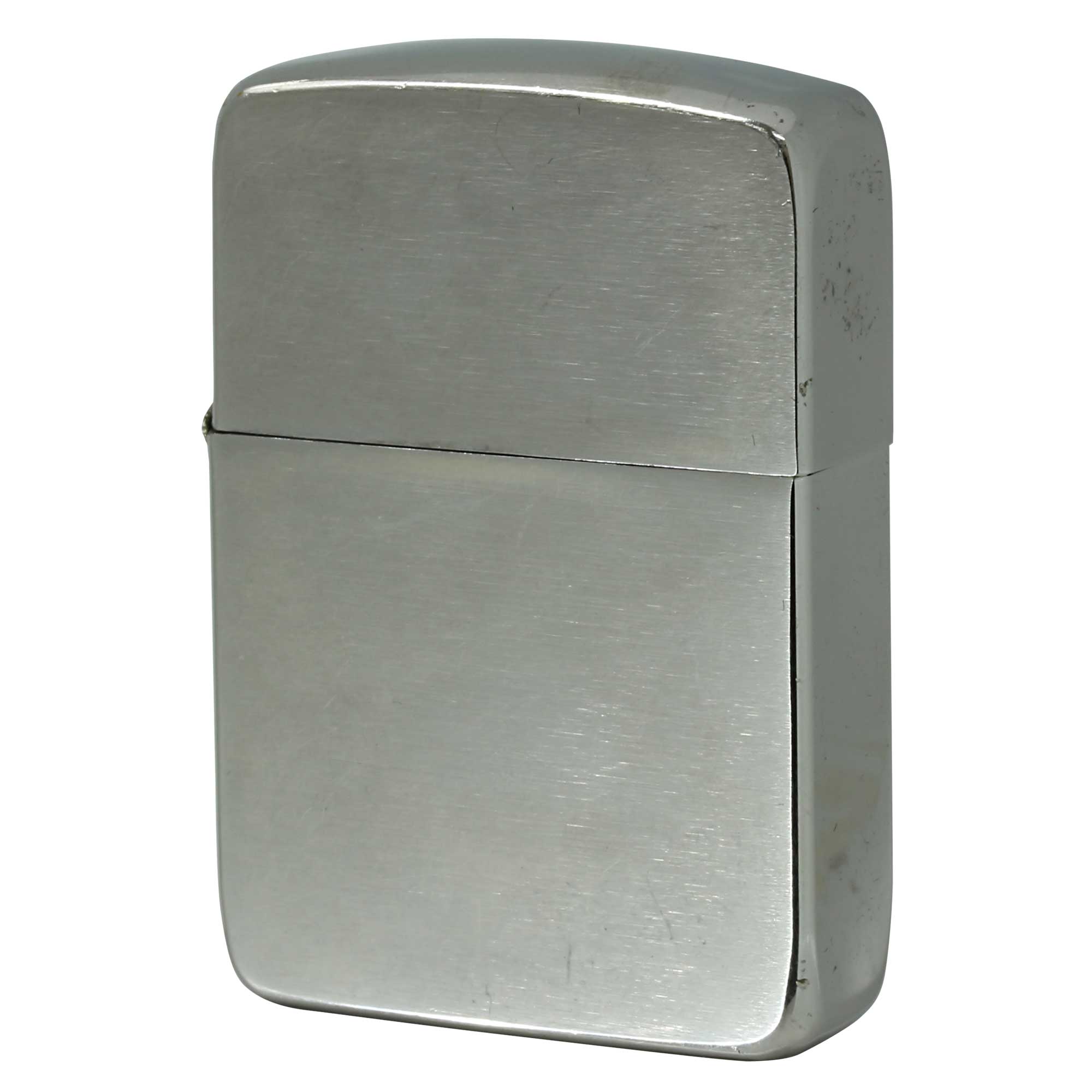 絶版/ヴィンテージ Zippo ジッポー 中古 2018年製造 ブラッシュドクローム Brushed Chrome No.1941  [C]使用感あり傷汚れあり