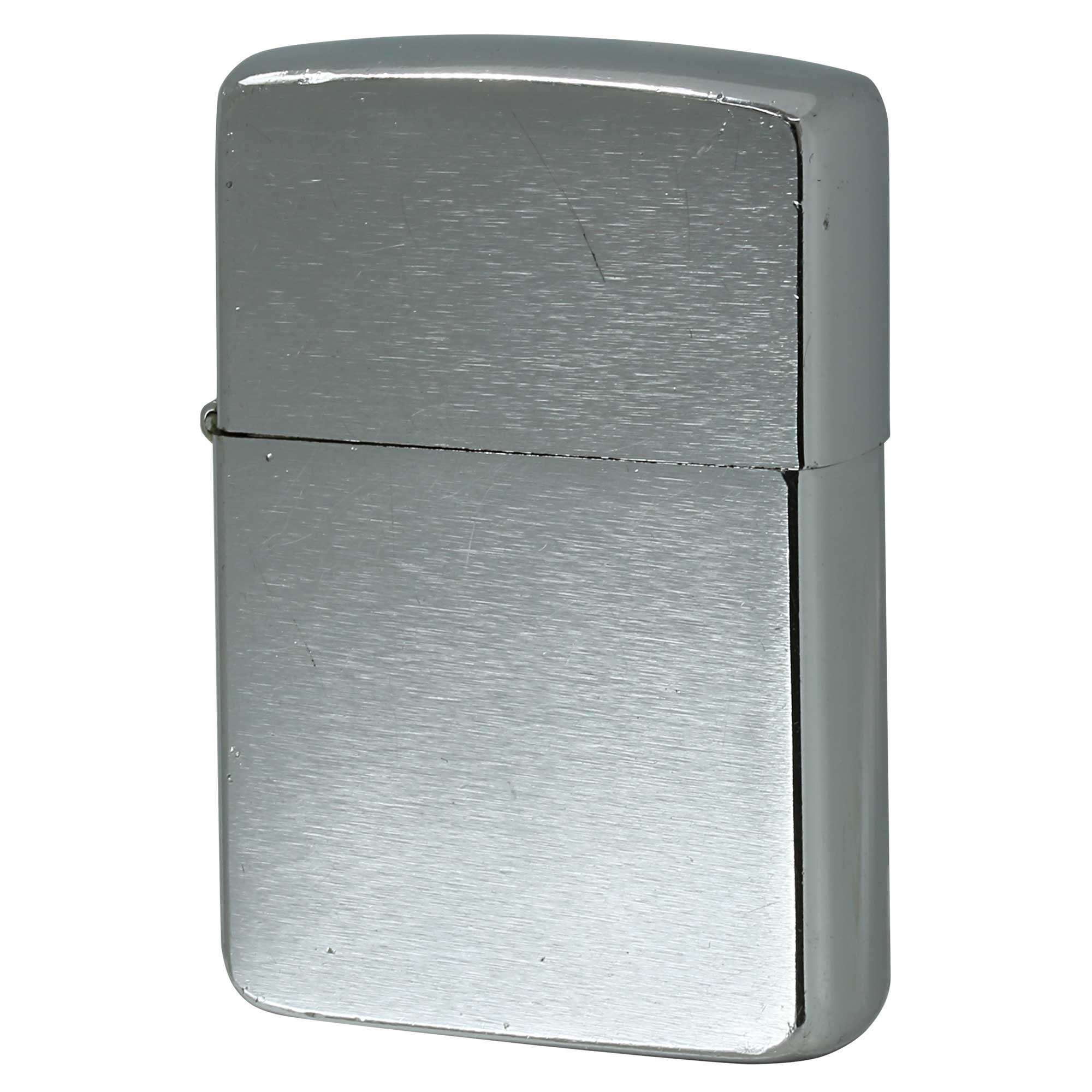 絶版/ヴィンテージ Zippo ジッポー 中古 1985年製造 ブラッシュドクローム Brushed Chrome No.200  [B]使用感ありやや傷汚れあり