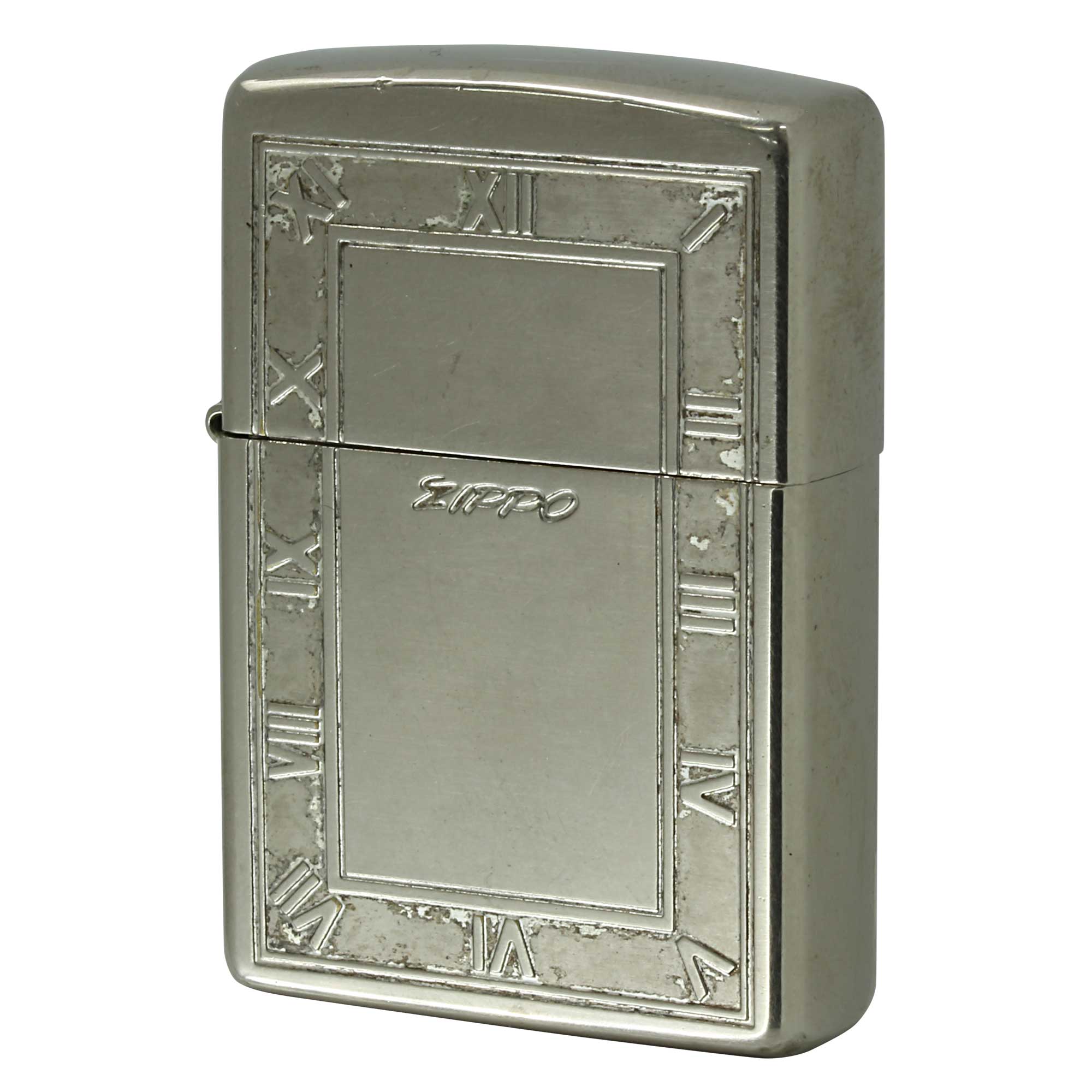 絶版/ヴィンテージ Zippo ジッポー 中古 2011年製造 DIAL ダイアル SV  [C]使用感あり傷汚れあり