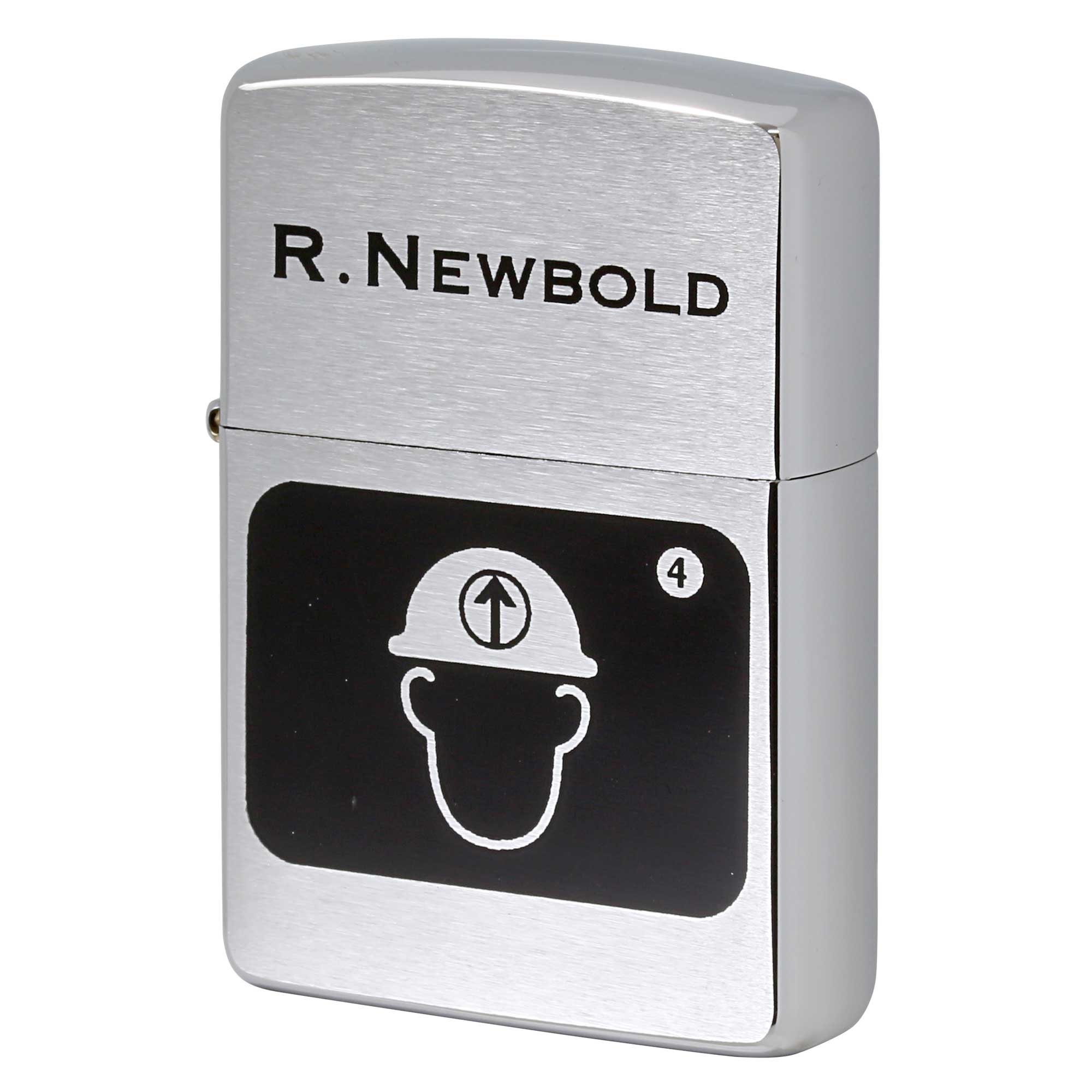 絶版/ヴィンテージ Zippo ジッポー 中古 1998年製造 ZIPPO R.Newbold アールニューボールド ワークマン  [S]ほぼ新品同様
