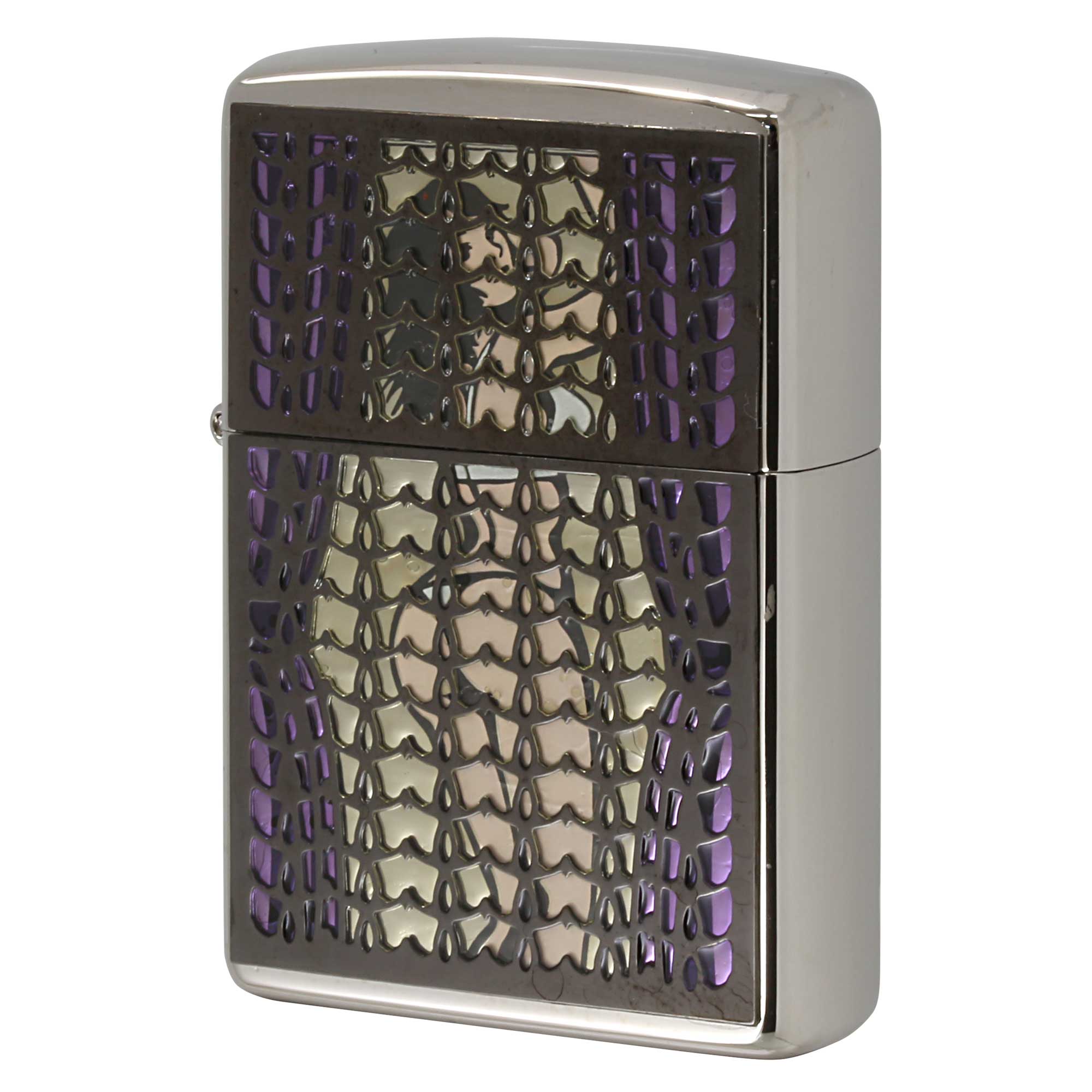 絶版/ヴィンテージ Zippo ジッポー 中古 2008年製造 セクシー カーテン ローズ SEXY CURTAIN ROSE  [N]未使用・新品