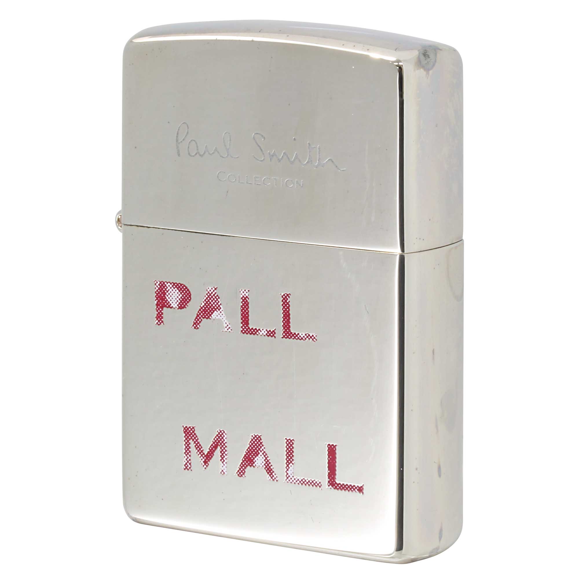絶版/ヴィンテージ Zippo ジッポー 中古 2002年製造 ZIPPO Paul Smith Collection ポール・スミス コレクション Pall Mall  [A]使用感少なく状態が良い