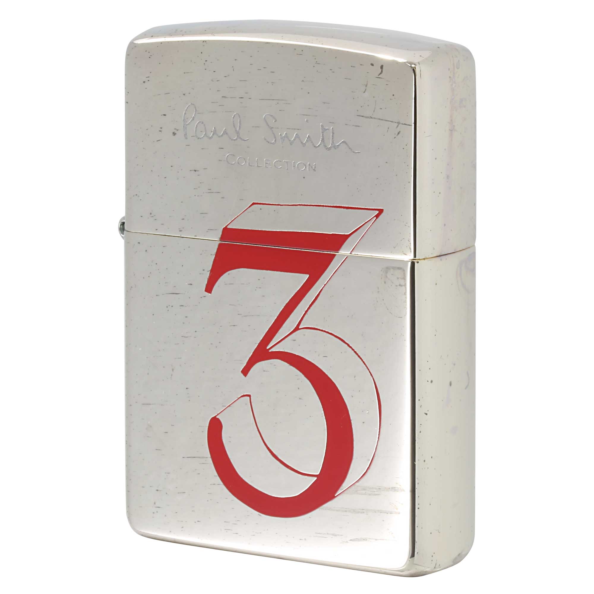 絶版/ヴィンテージ Zippo ジッポー 中古 2002年製造 ZIPPO Paul Smith Collection ポール・スミス コレクション 3  [A]使用感少なく状態が良い