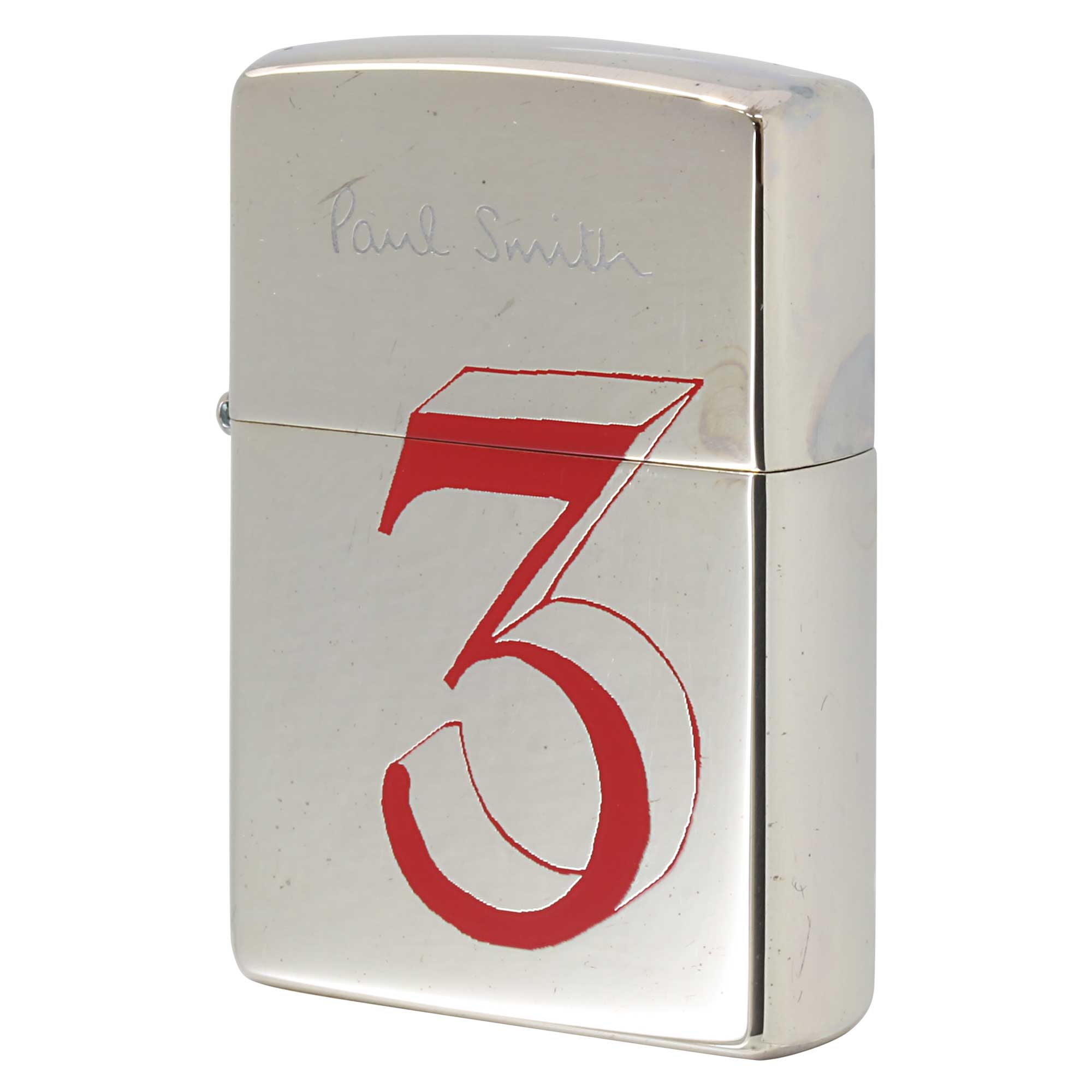 絶版/ヴィンテージ Zippo ジッポー 中古 2002年製造 ZIPPO Paul Smith Collection ポール・スミス コレクション 3  [A]使用感少なく状態が良い