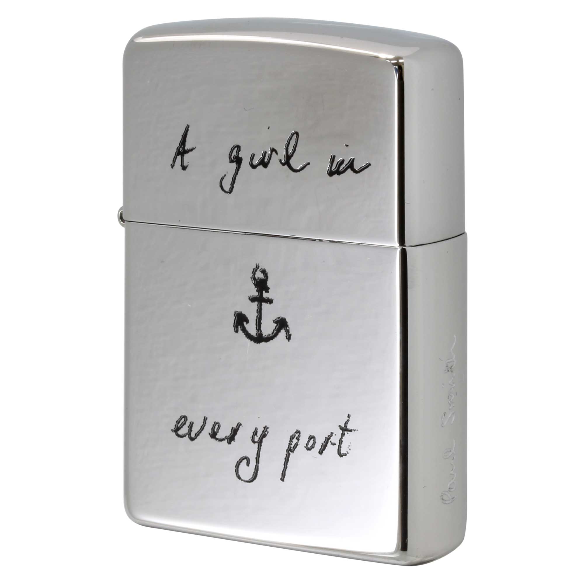 絶版/ヴィンテージ Zippo ジッポー 中古 2012年製造 ZIPPO Paul Smith ポール・スミス 錨 アンカー  [S]ほぼ新品同様