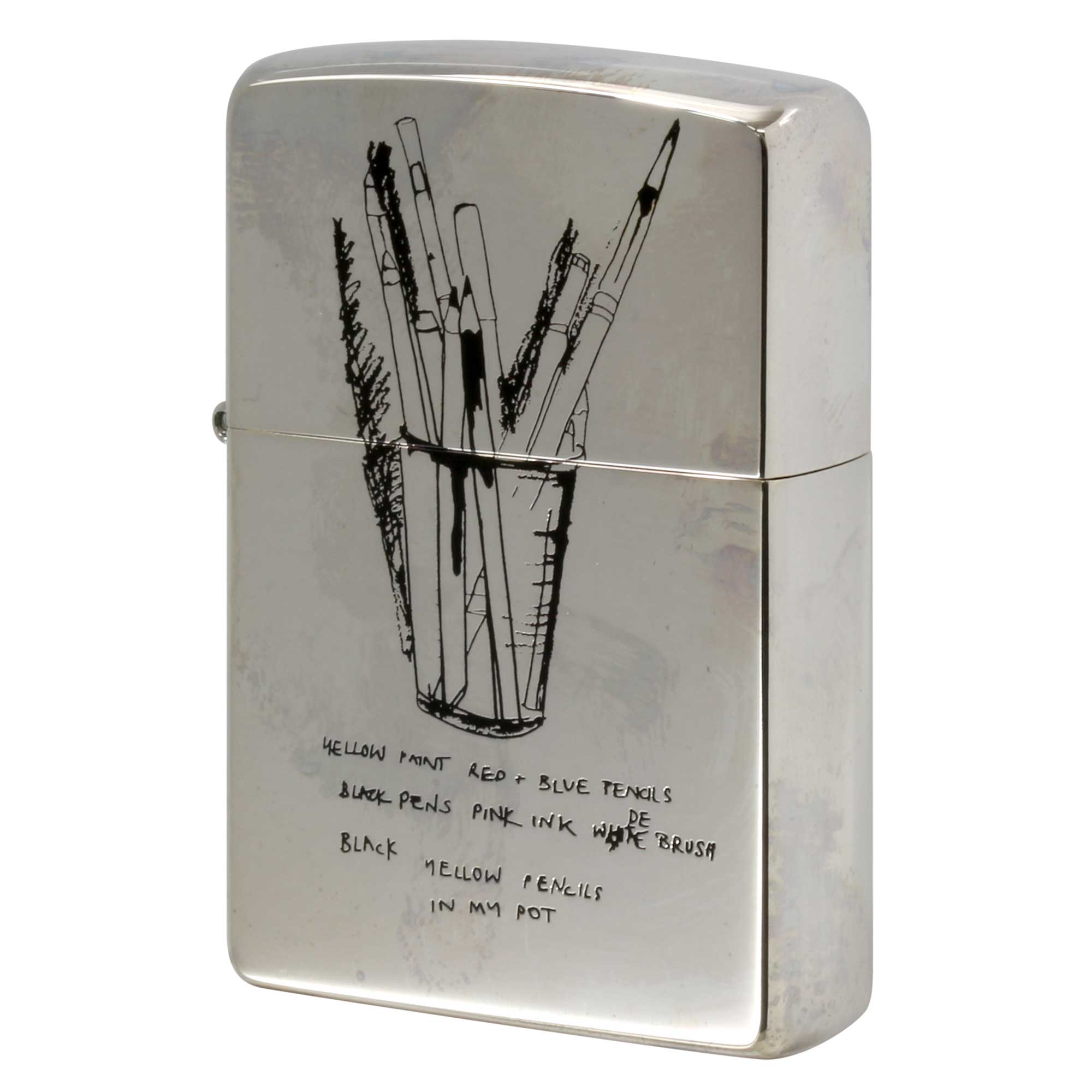 絶版/ヴィンテージ Zippo ジッポー 中古 2002年製造 ZIPPO Paul Smith Collection ポール・スミス コレクション 画材  [A]使用感少なく状態が良い