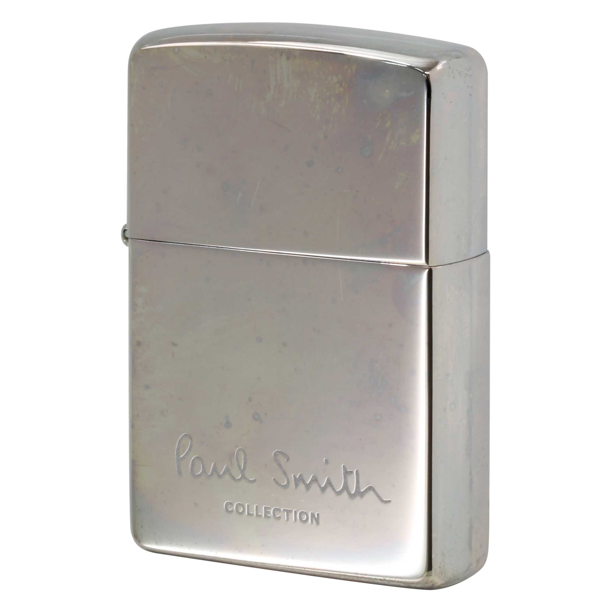 絶版/ヴィンテージ Zippo ジッポー 中古 2003年製造 ZIPPO Paul Smith Collection ポール・スミス コレクション ロゴ バレル  [A]使用感少なく状態が良い