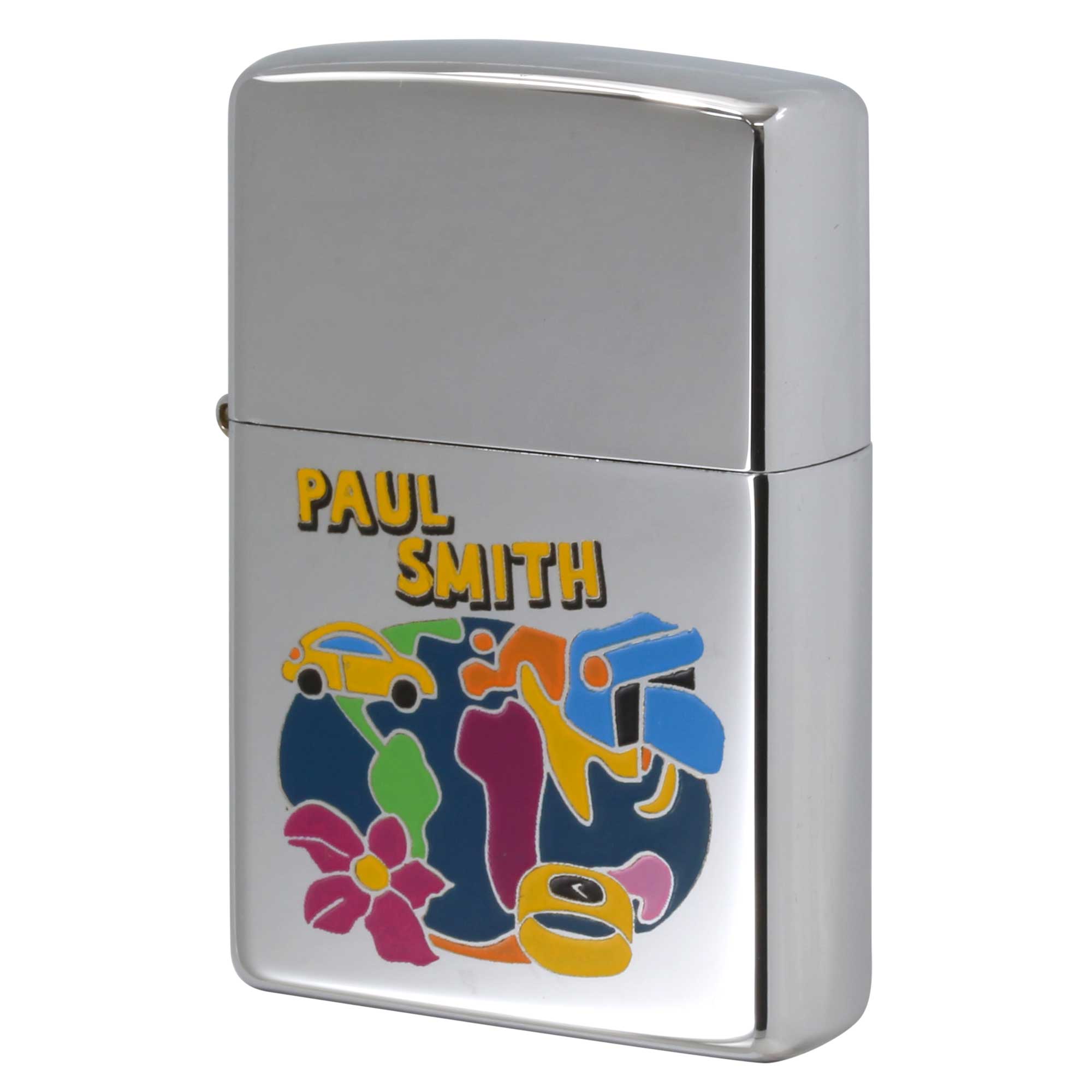 絶版/ヴィンテージ Zippo ジッポー 中古 1999年製造 ZIPPO Paul Smith ポール・スミス ロゴ カラフル  [S]ほぼ新品同様