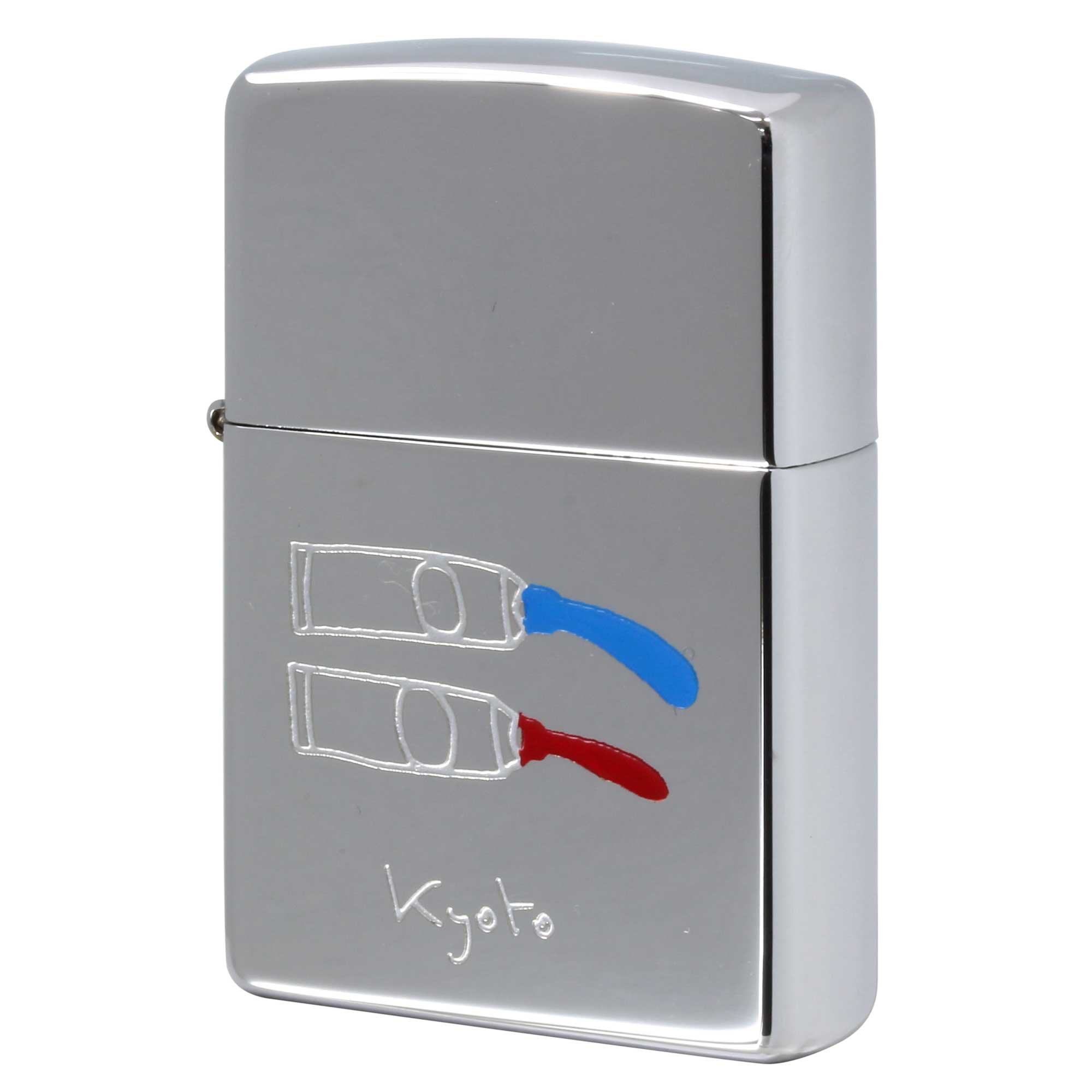 絶版/ヴィンテージ Zippo ジッポー 中古 2002年製造 ZIPPO Paul Smith ポール・スミス 絵具 京都エディション シリアル番号 150/150  [S]ほぼ新品同様