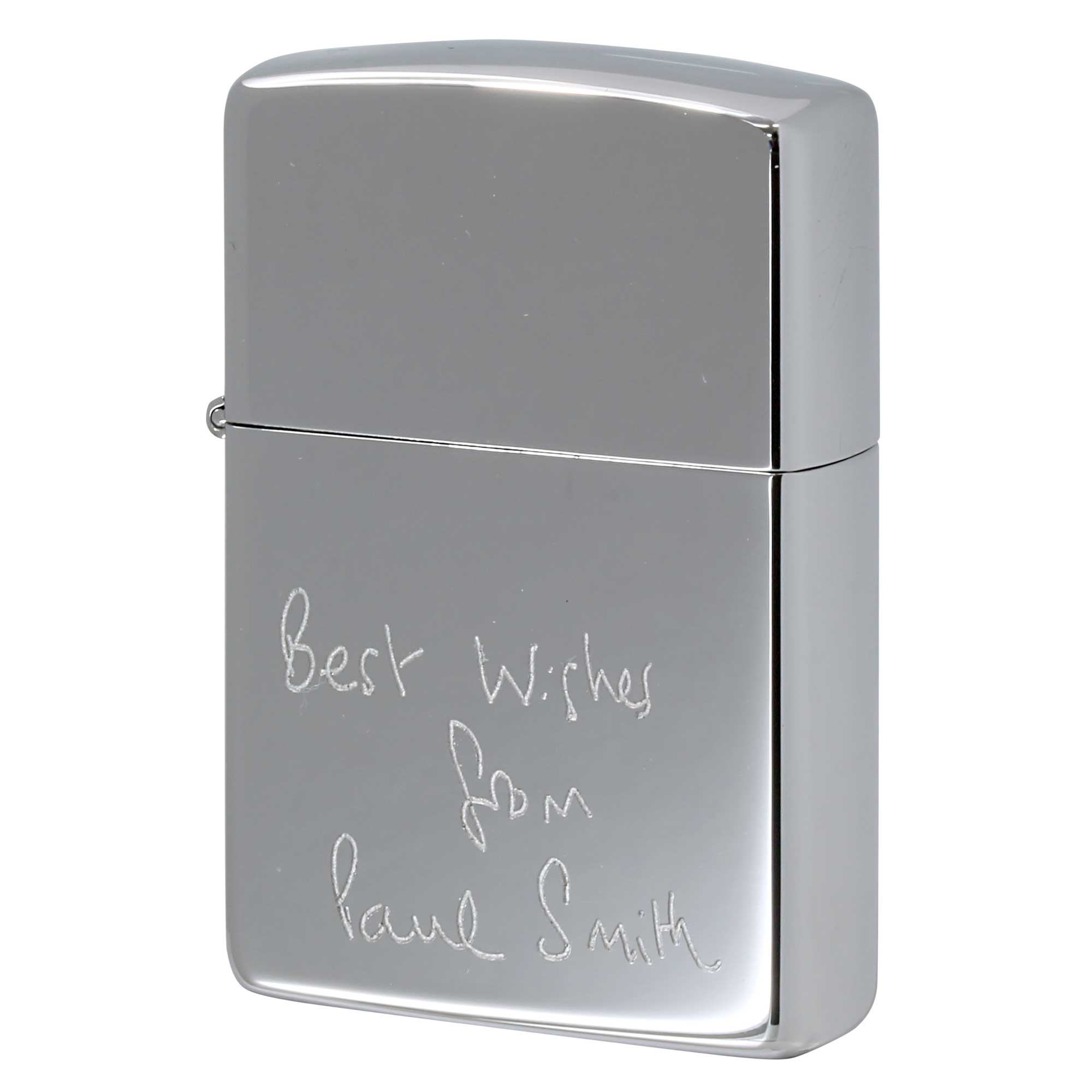 絶版/ヴィンテージ Zippo ジッポー 中古 1994年製造 ZIPPO Paul Smith ポール・スミス Best W:shes from Paul Smith  [S]ほぼ新品同様