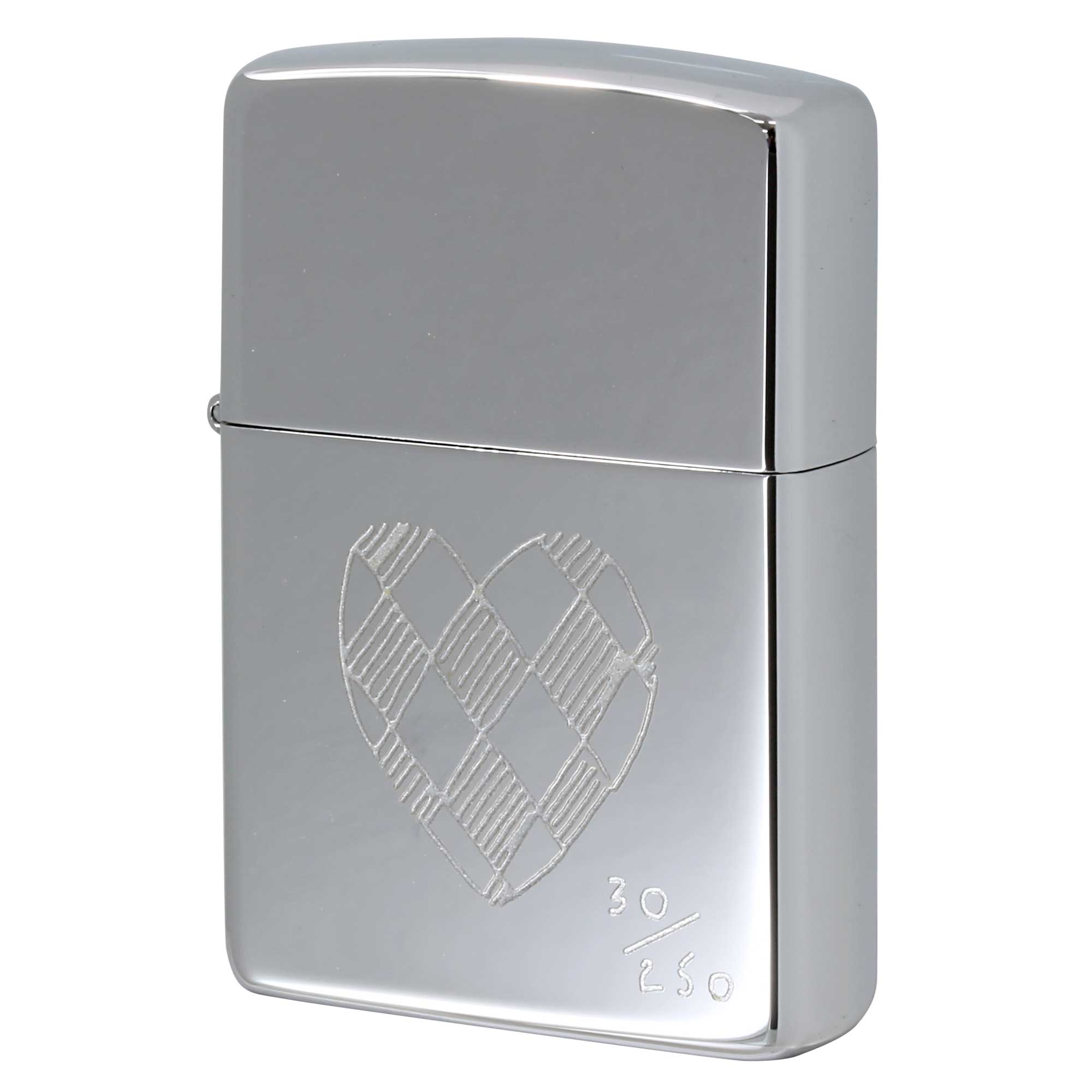 絶版/ヴィンテージ Zippo ジッポー 中古 1994年製造 ZIPPO Paul Smith ポール・スミス ハート チェック シリアル番号 30/250  [S]ほぼ新品同様
