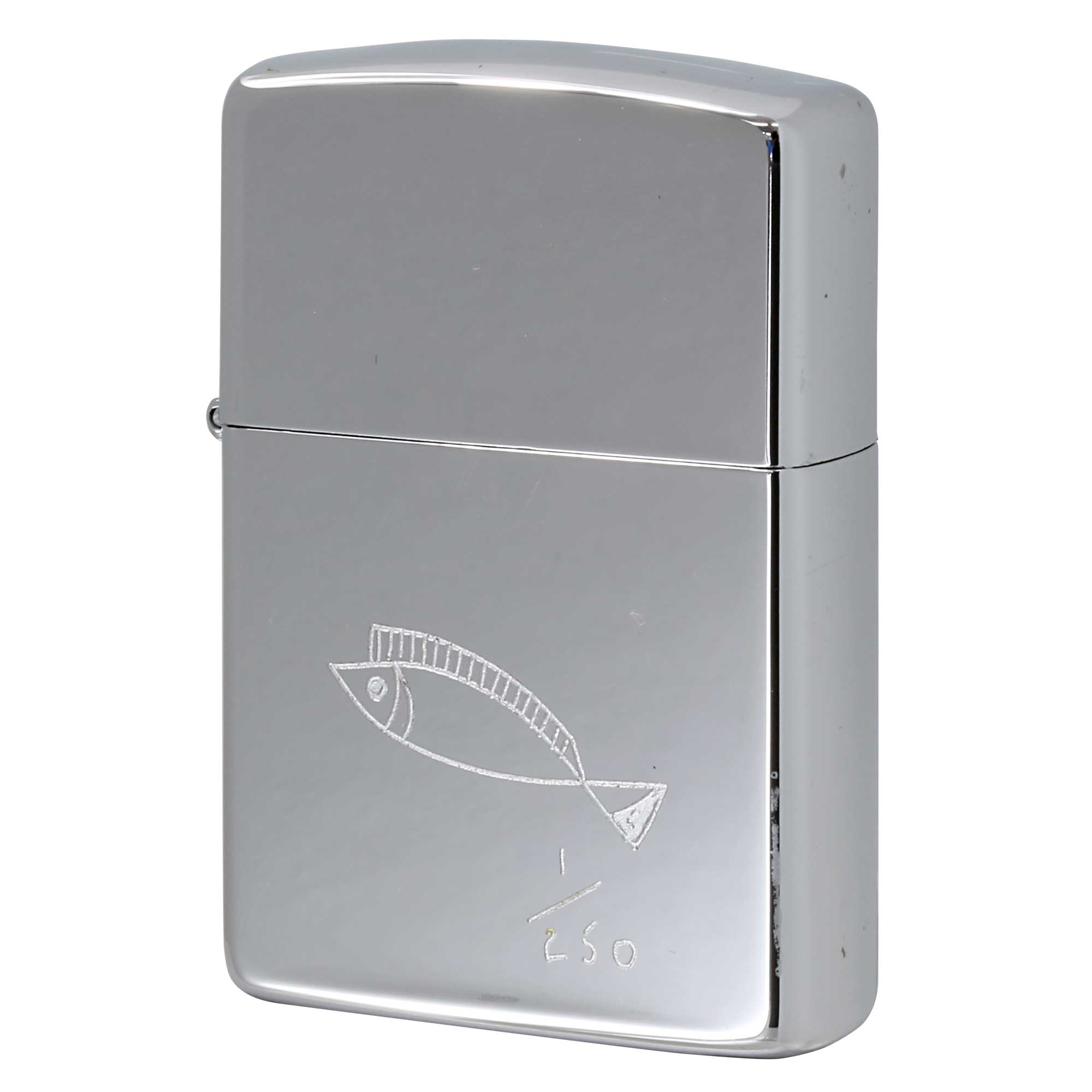 絶版/ヴィンテージ Zippo ジッポー 中古 1993年製造 ZIPPO Paul Smith ポール・スミス 魚 Fish シリアル番号 1/250  [S]ほぼ新品同様