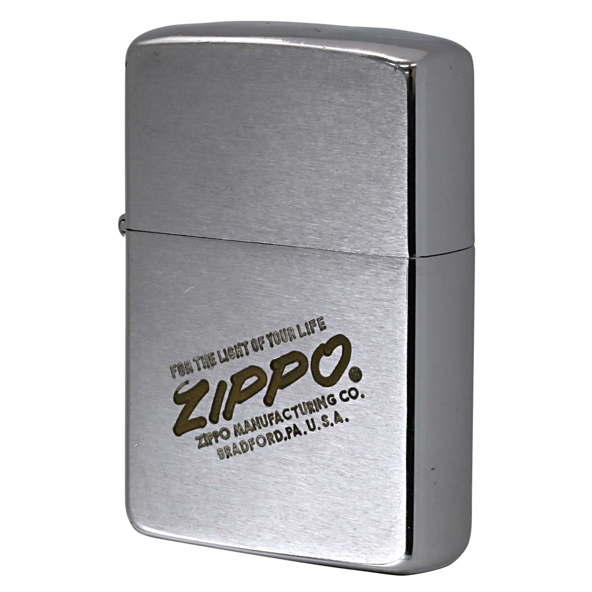 絶版/ヴィンテージ Zippo ジッポー 中古 1987年製造 ジッポ ロゴ ZIPPO LOGO 1955-1979年使用  [B]使用感ありやや傷汚れあり