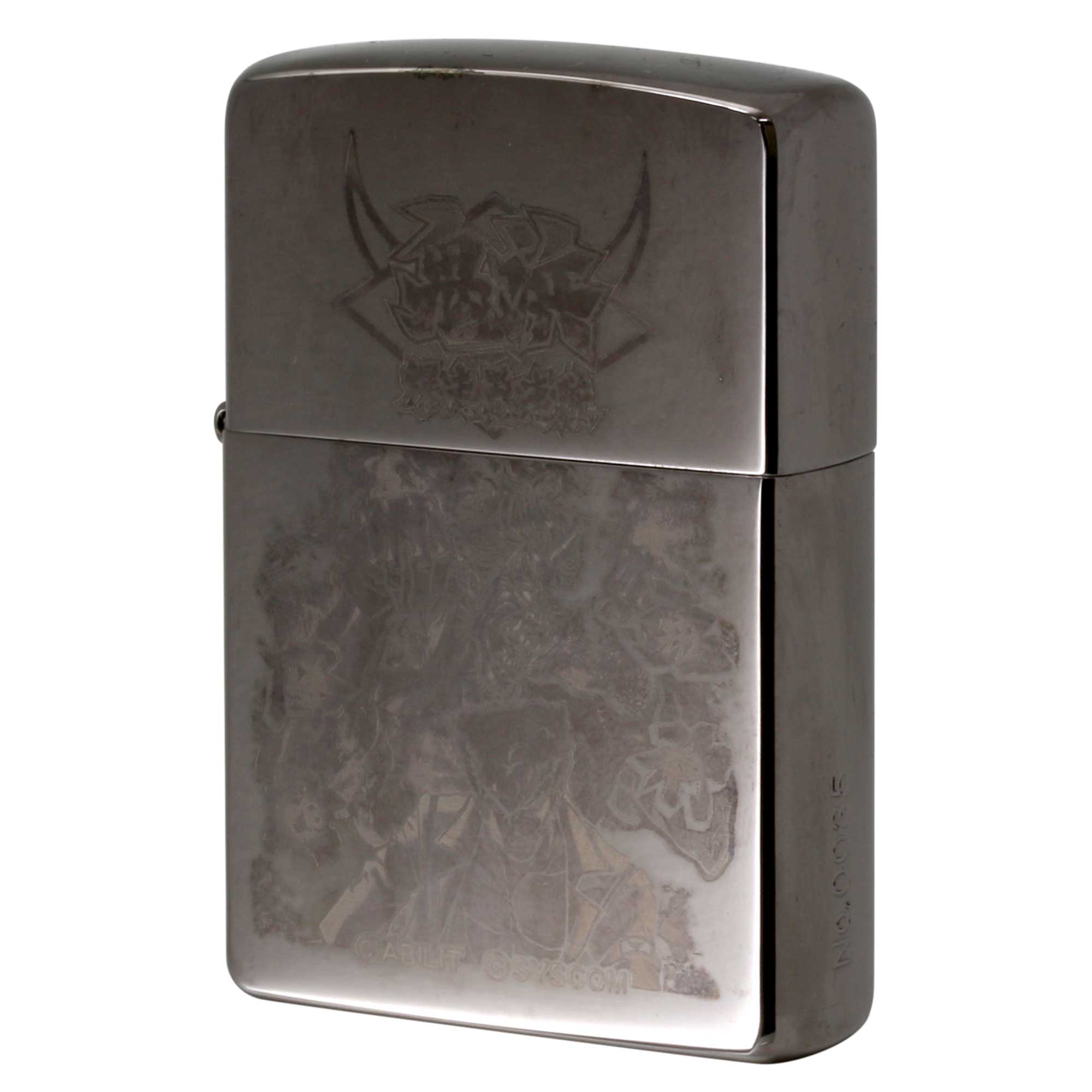 絶版/ヴィンテージ Zippo ジッポー 中古 2005年製造 鬼浜爆走愚連隊 シリアル番号 No.0035  [S]ほぼ新品同様