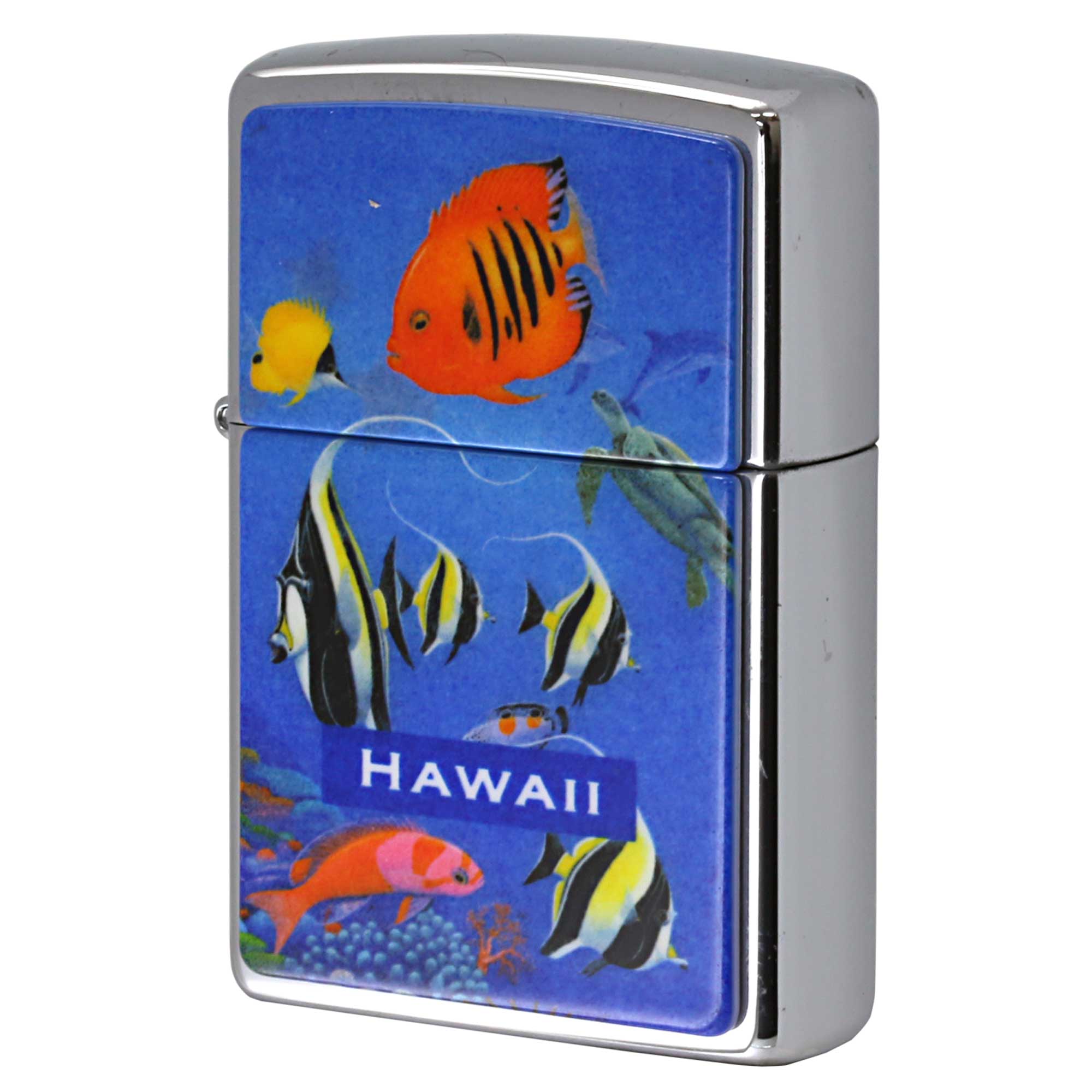 絶版/ヴィンテージ Zippo ジッポー 中古 1996年製造 限定 ハワイ トロピカルフィッシュ HAWAI LIMTED EDOTION  [S]ほぼ新品同様