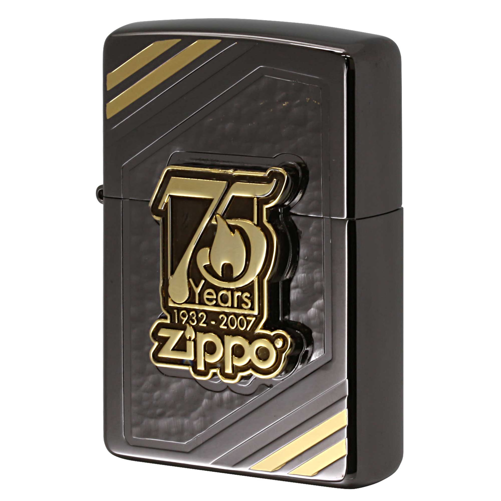 絶版/ヴィンテージ Zippo ジッポー 中古 2007年製造 限定500個 75 Years 1932-2007 創業75周年記念 75th Anniversary No.133  [S]ほぼ新品同様